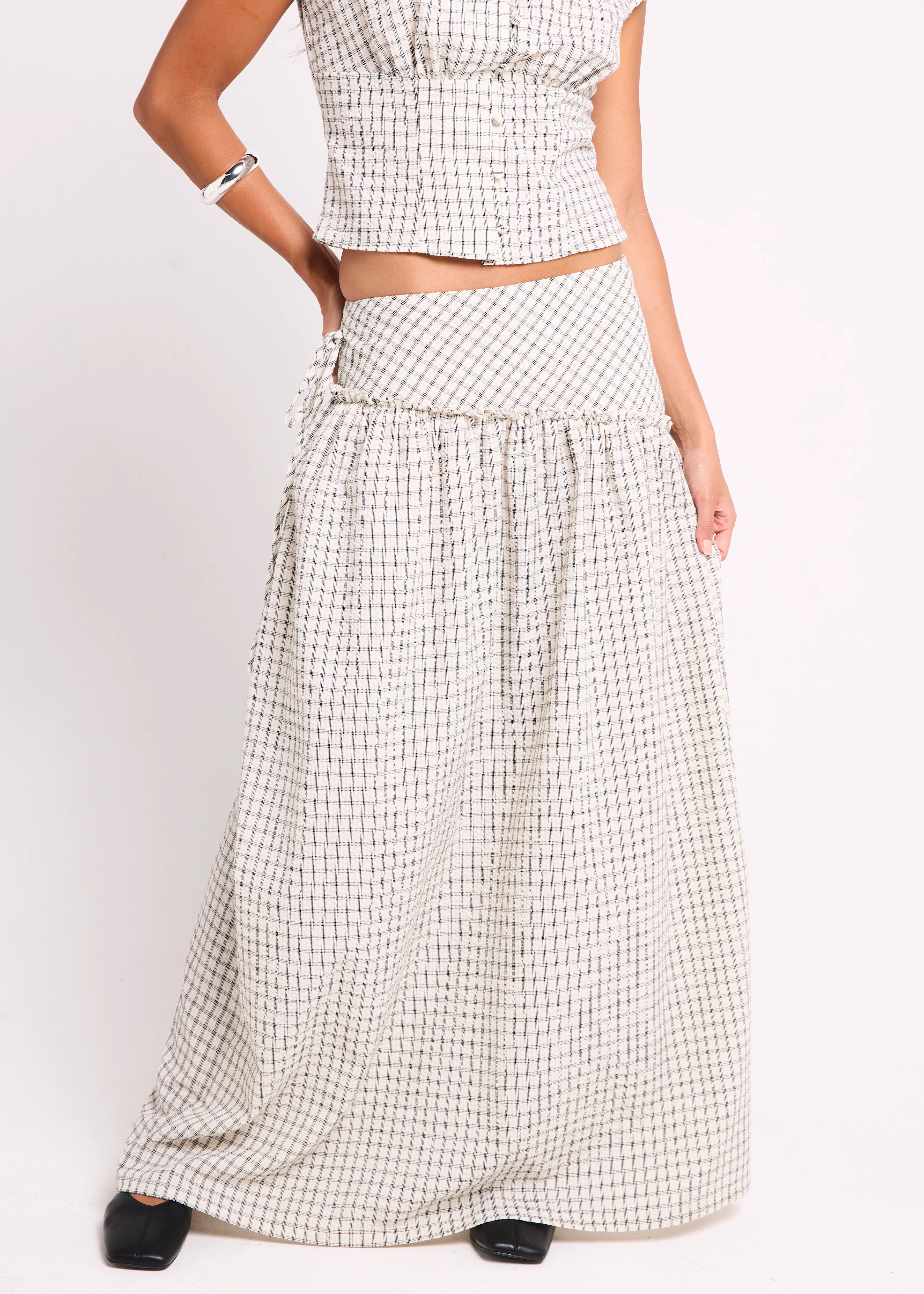 Freydis Check Skirt - Image 3