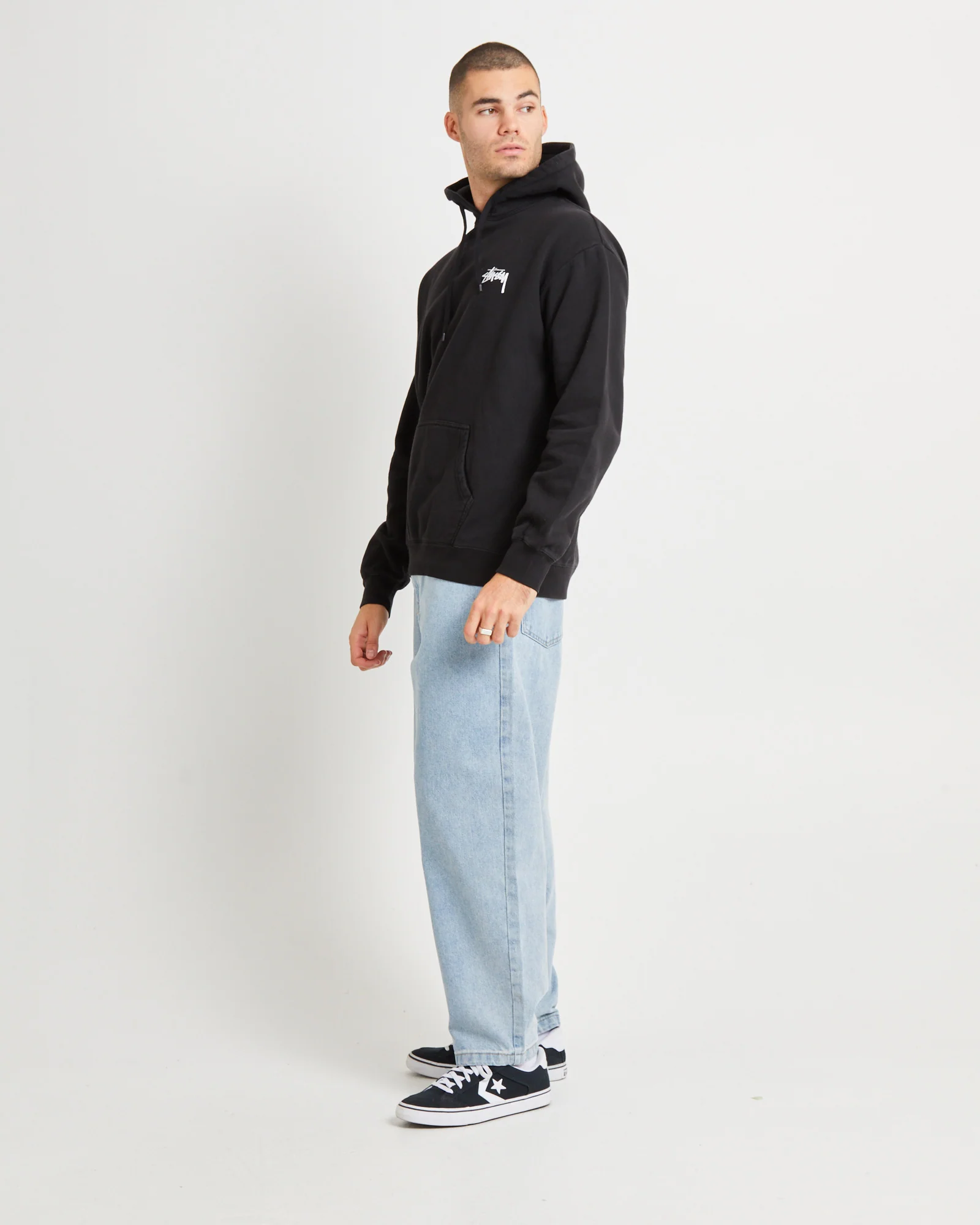Fuzzy Dice Fleece Hoodie Black - Image 4