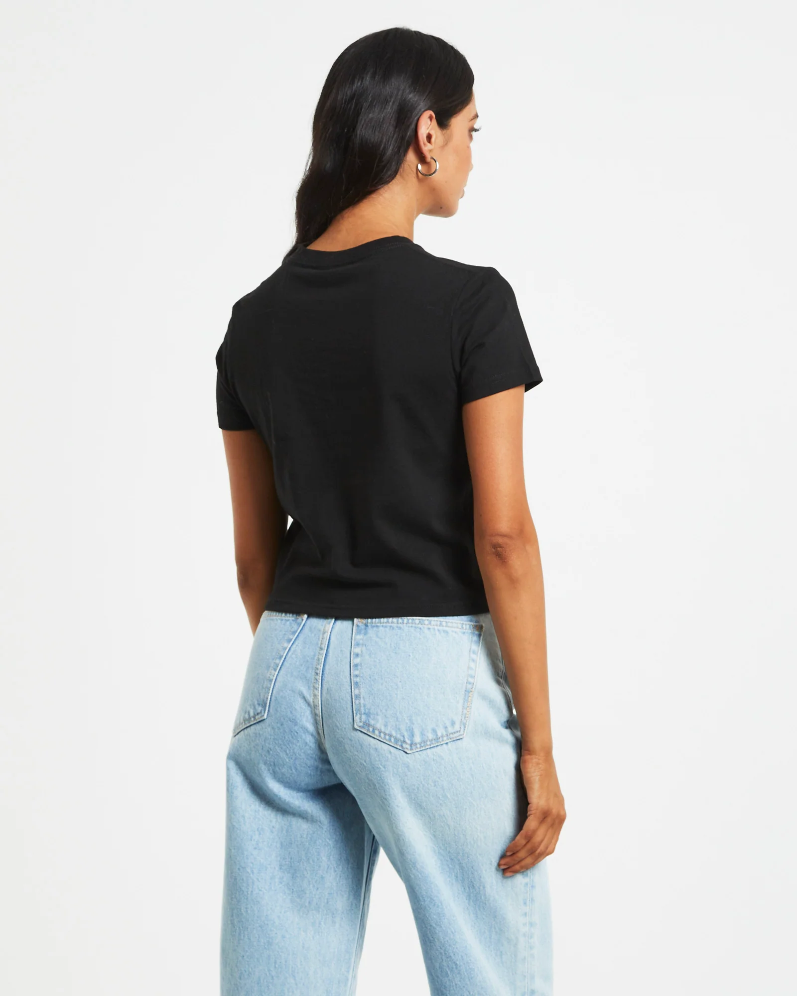 Fuzzy Dice Slim Tee in Black - Image 2