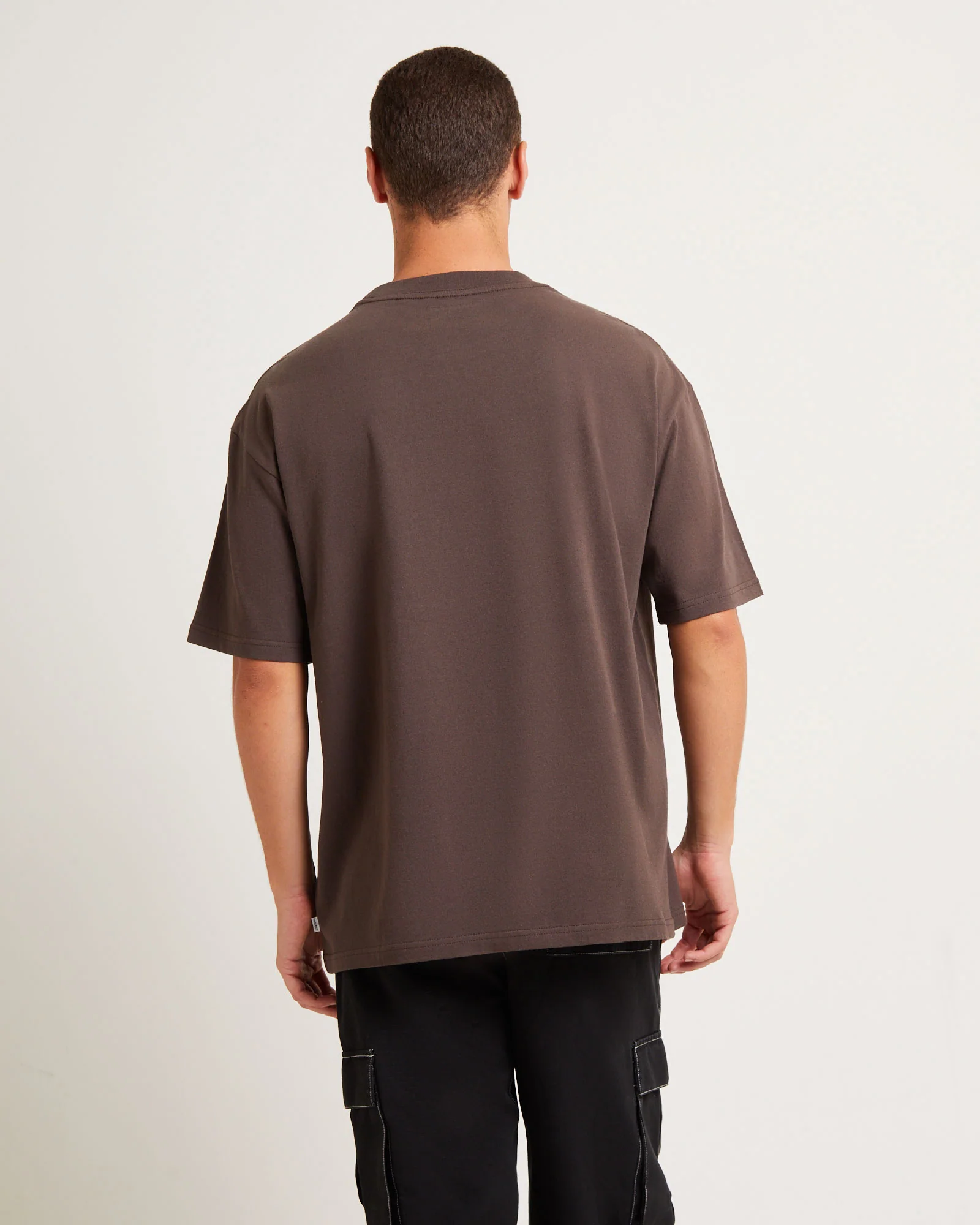 Gaffer Surplus Short Sleeve T-Shirt in Brown - Image 2