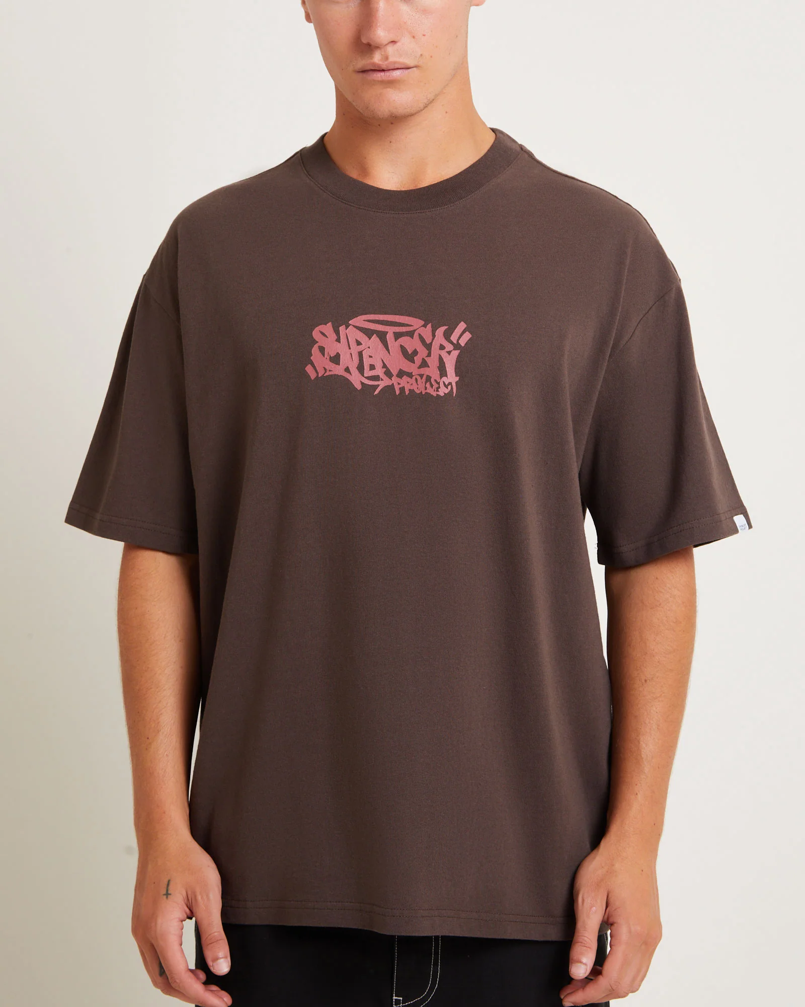 Gaffer Surplus Short Sleeve T-Shirt in Brown - Image 5