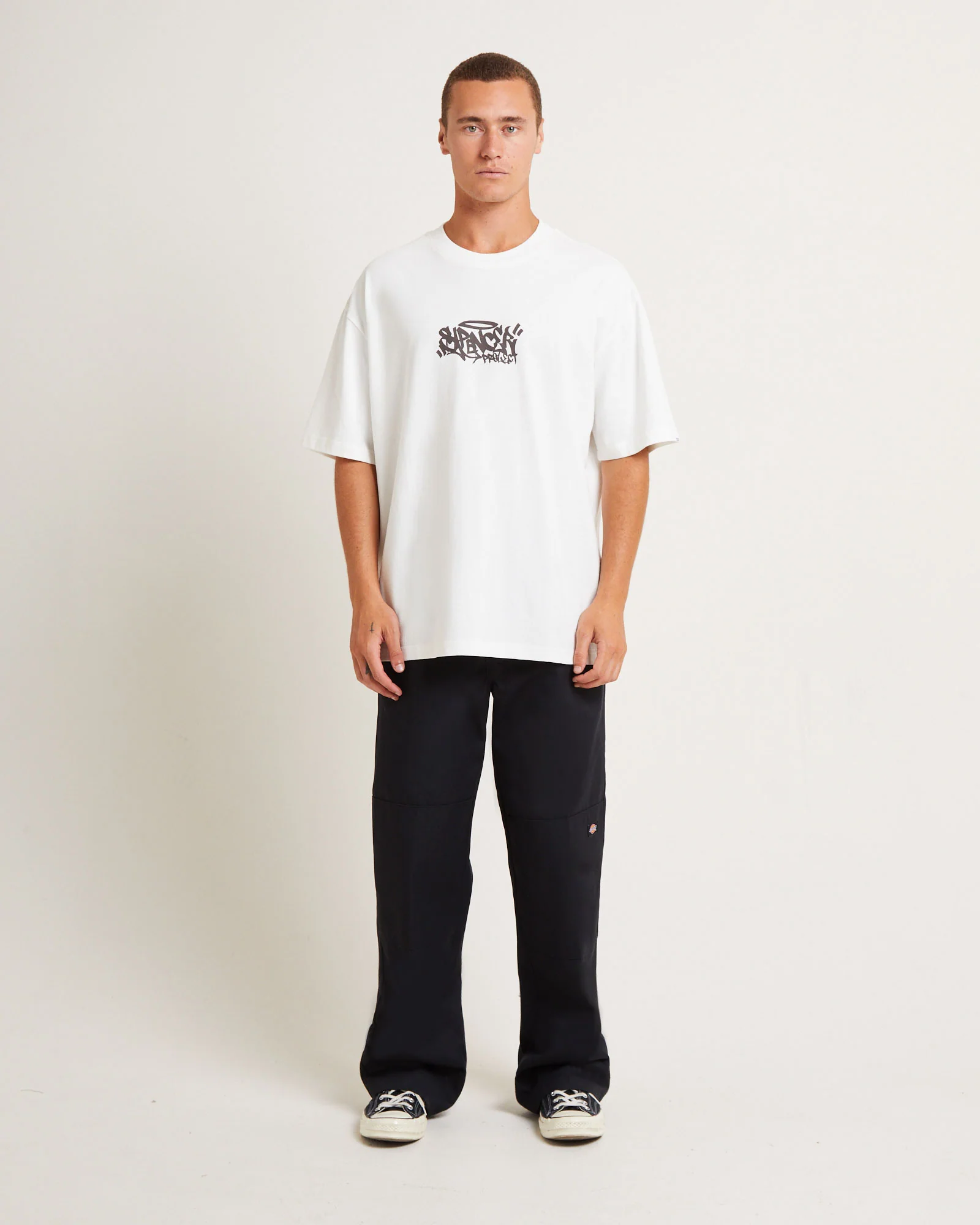 Gaffer Surplus Short Sleeve T-Shirt in Brown - Image 3