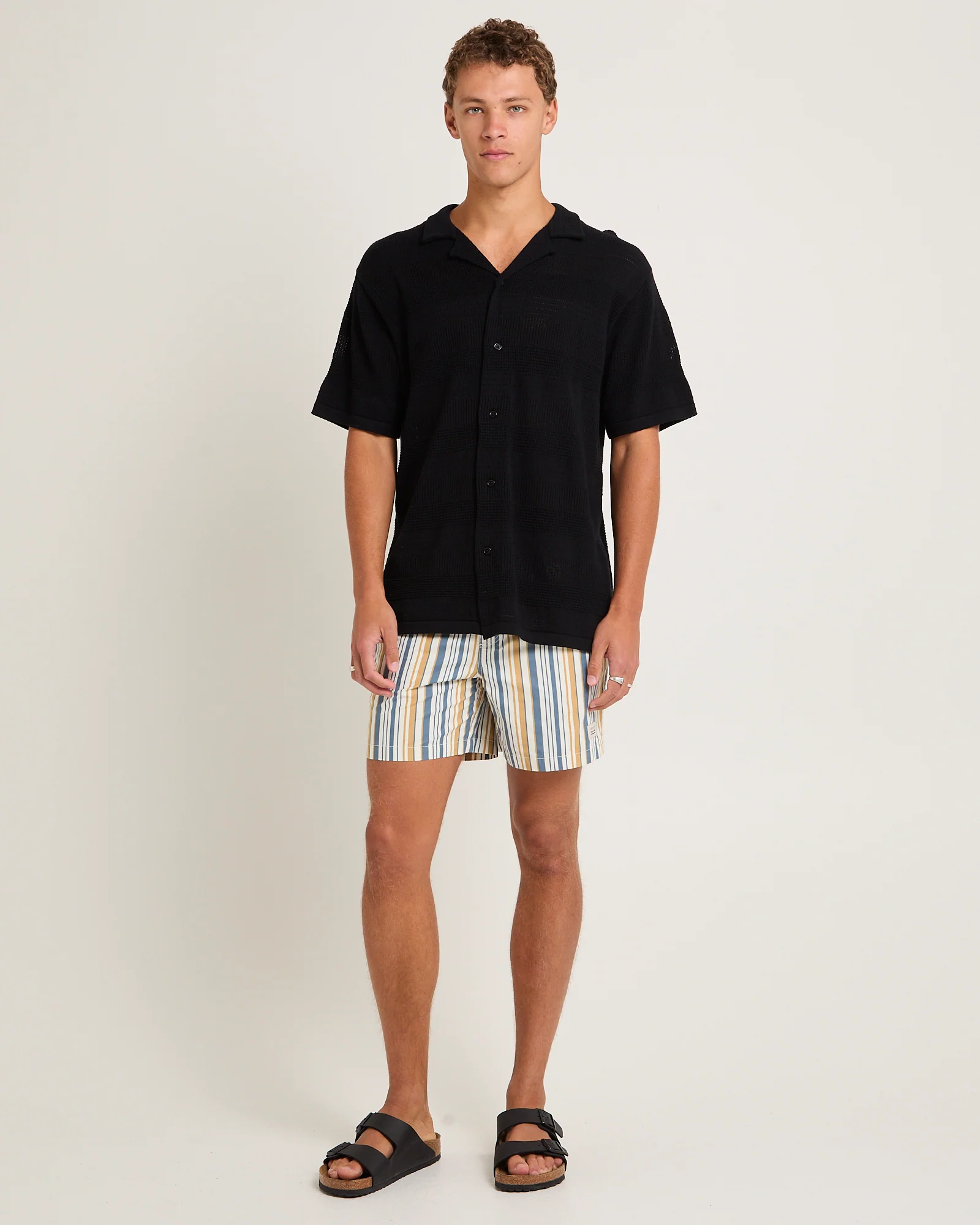 Galvin Striped Boarshorts - Image 3