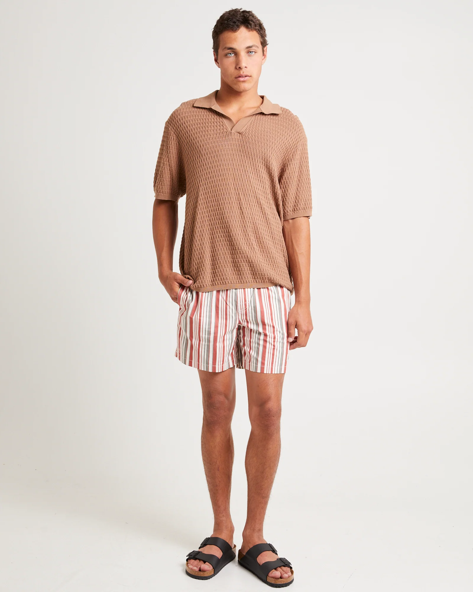 Galvin Striped Boarshorts - Image 3