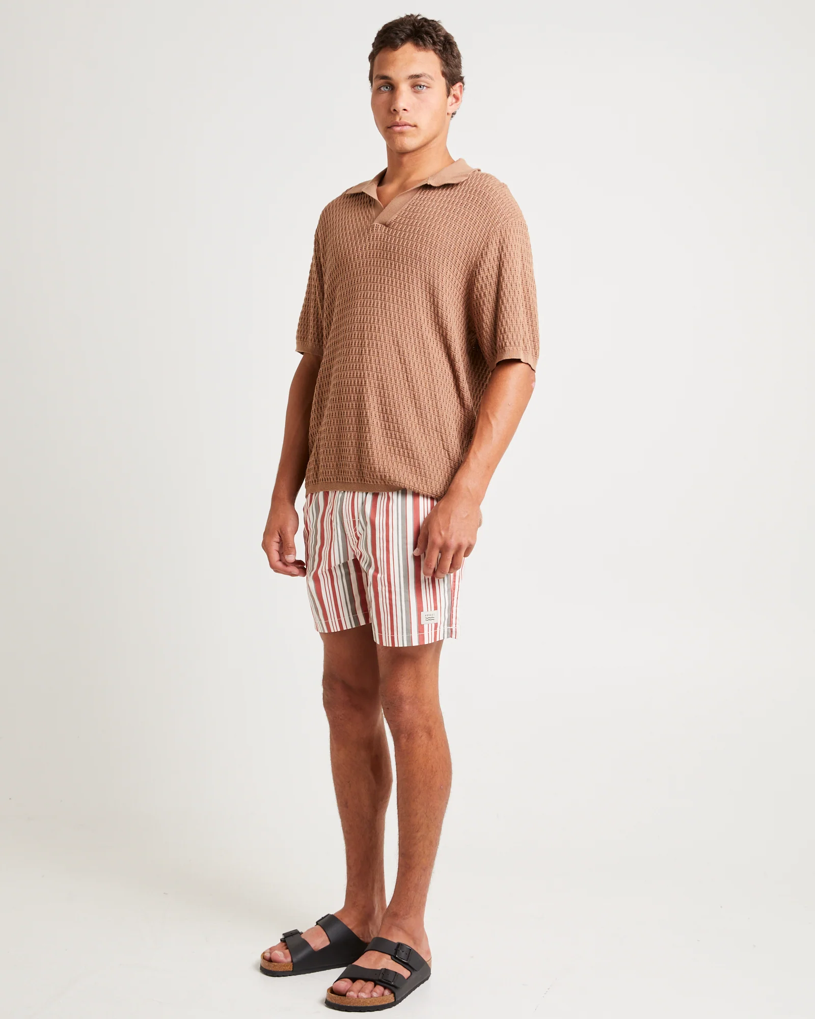 Galvin Striped Boarshorts - Image 4