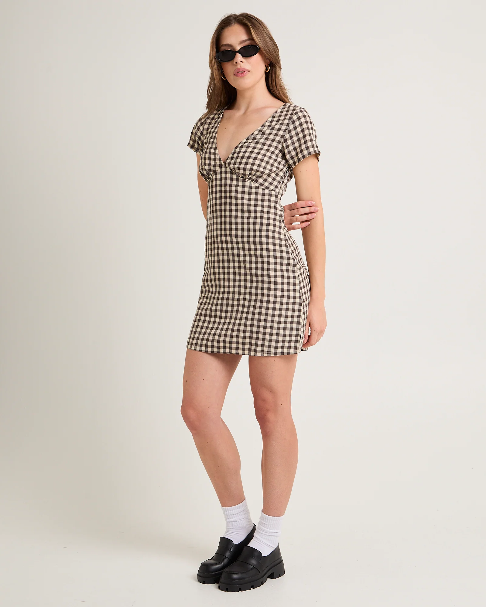 Gambet Check Tea Dress - Image 4