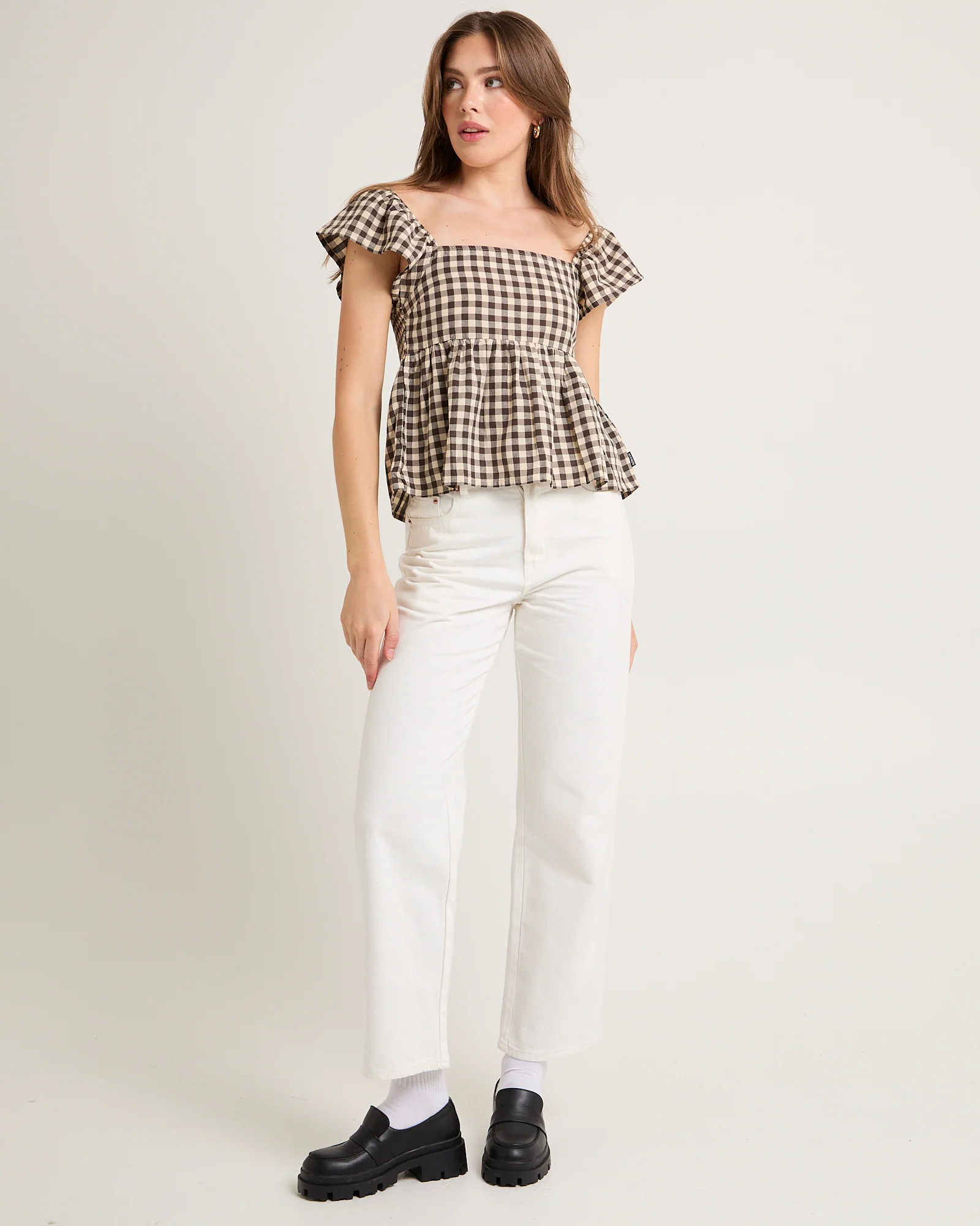 Gambet Check Top - Image 3