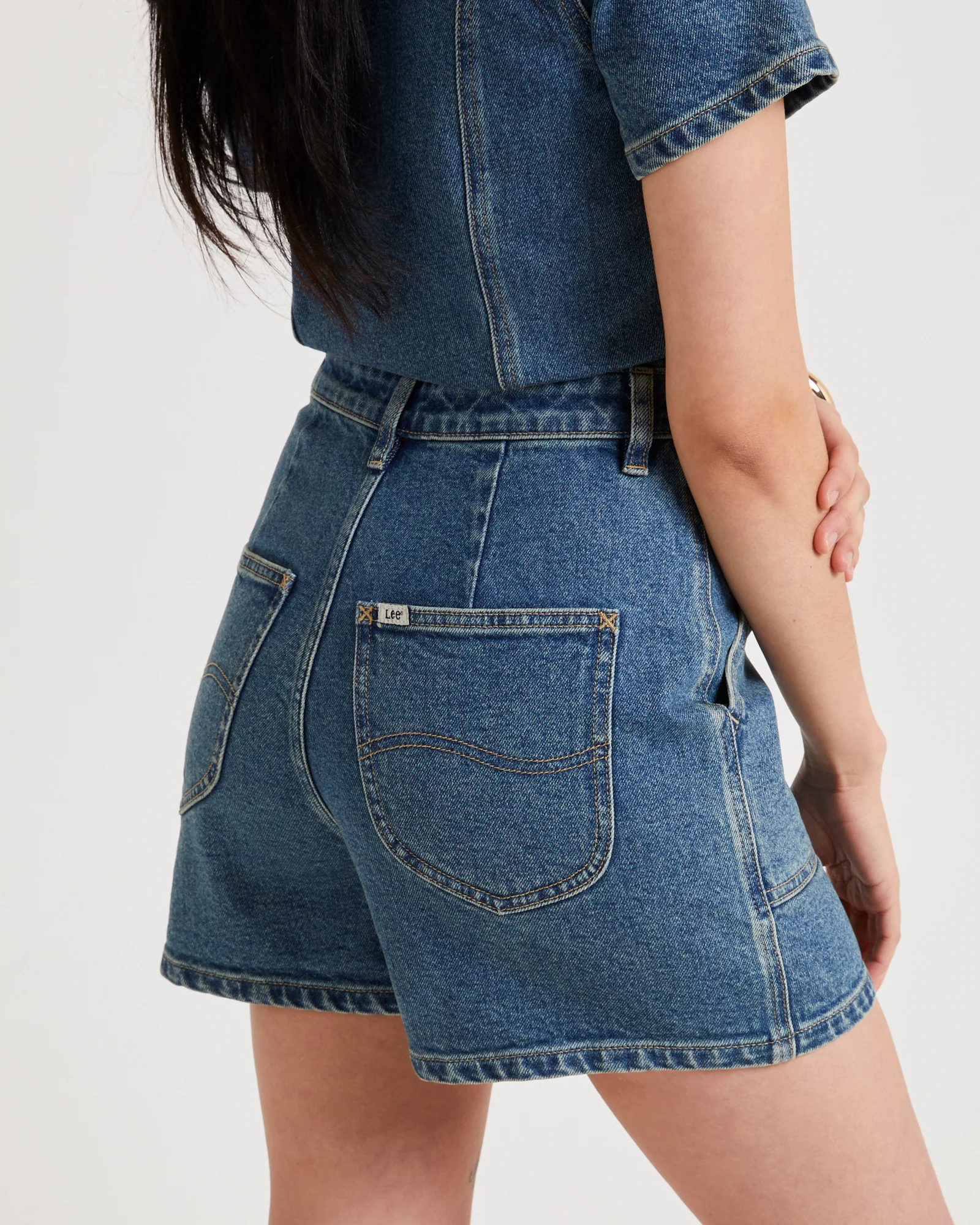 Georgia Denim Romper - Image 6