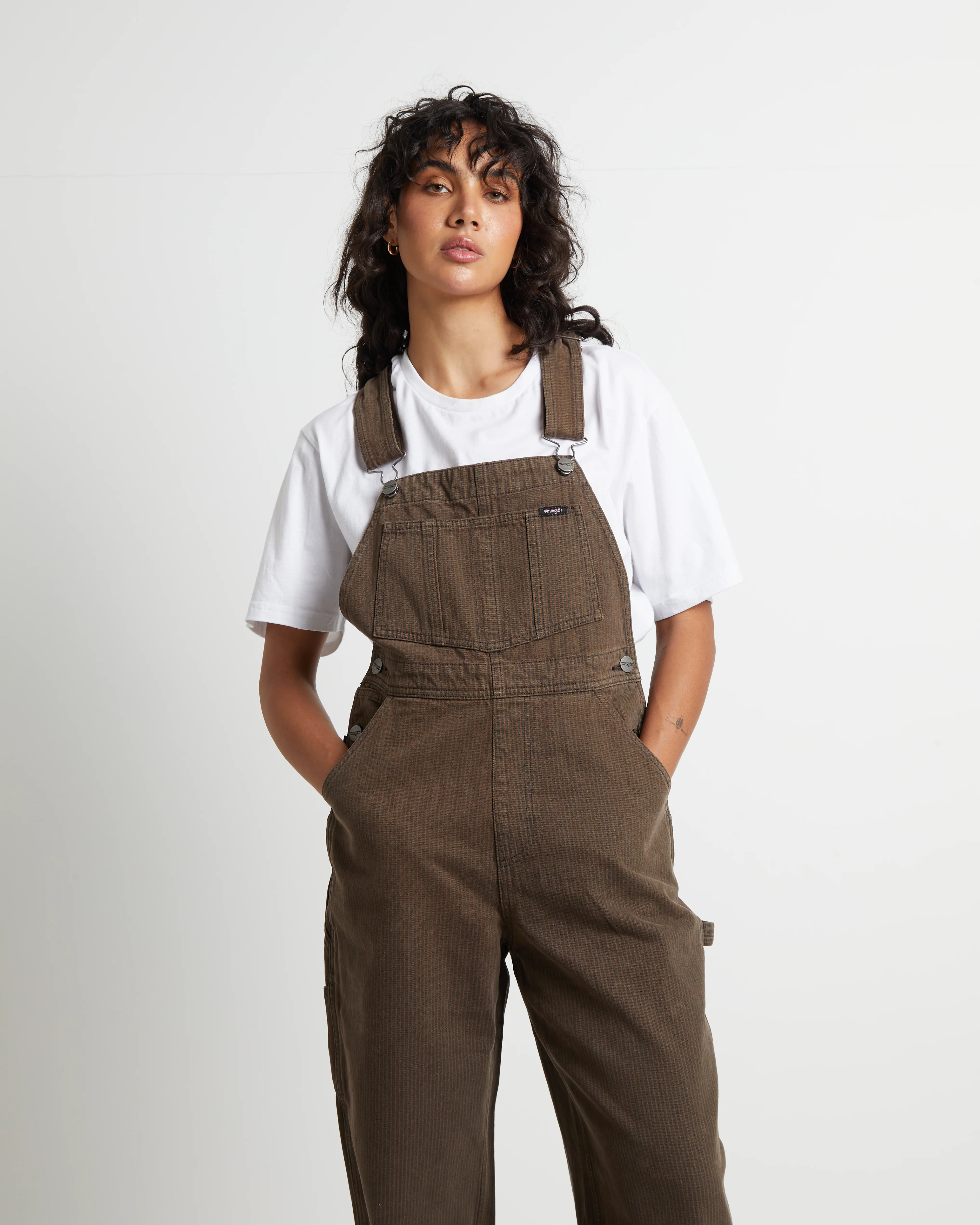 Get Gone Overalls in Choc Hickory Brown - Image 3