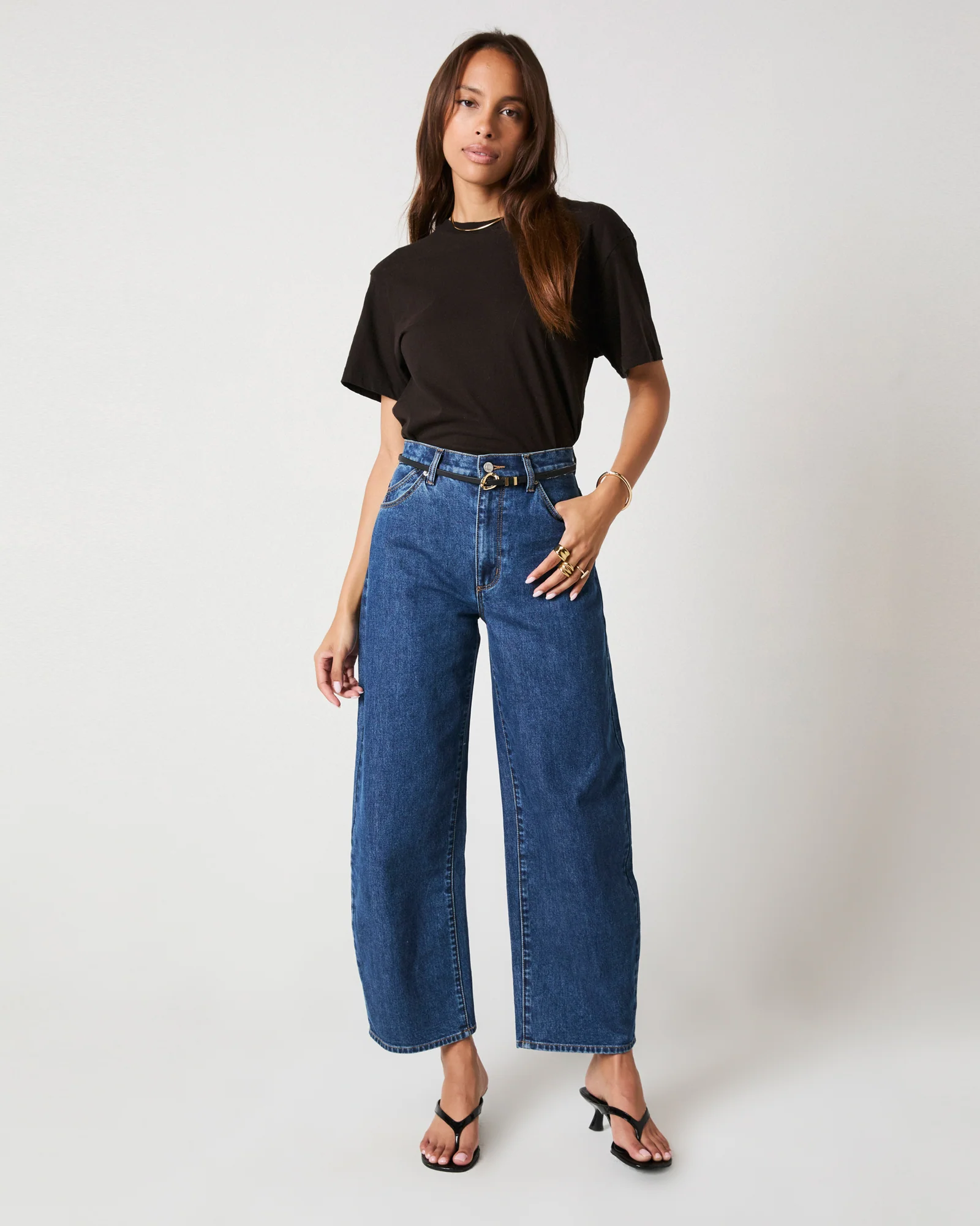 Gigi Barrel Denim Jeans - Image 6