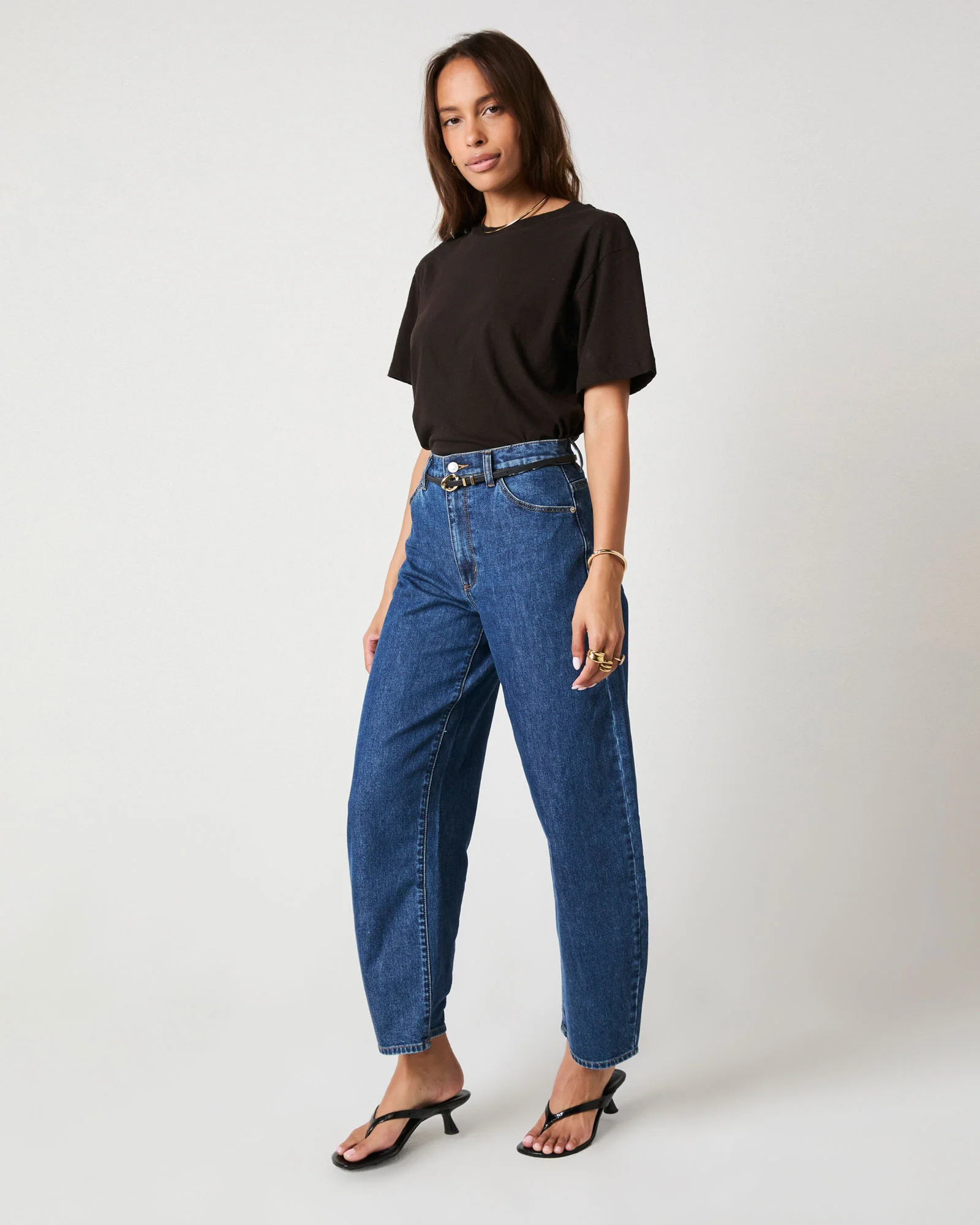 Gigi Barrel Denim Jeans - Image 7