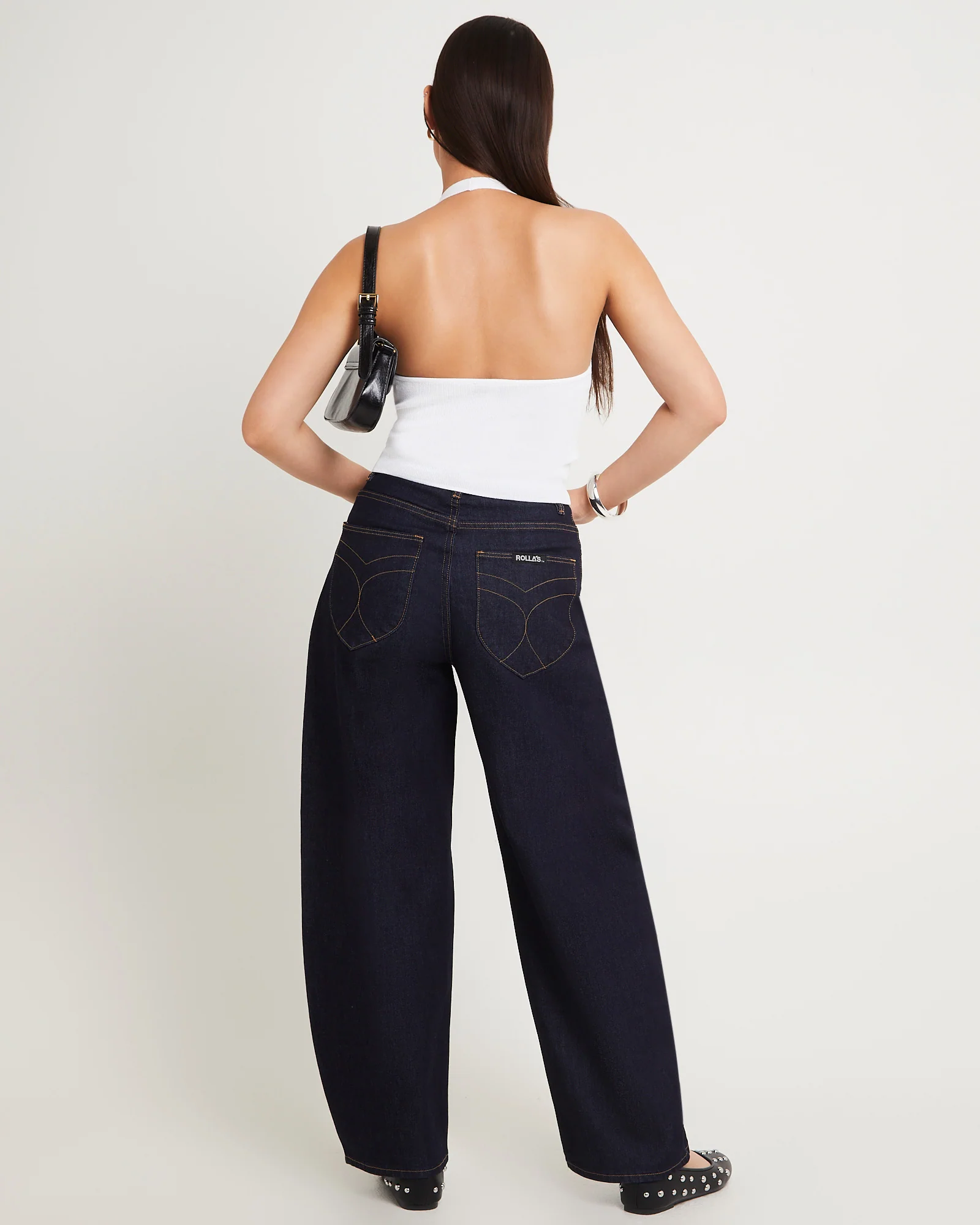 Gigi Barrel  Denim Jeans Helena Rinse Blue - Image 4