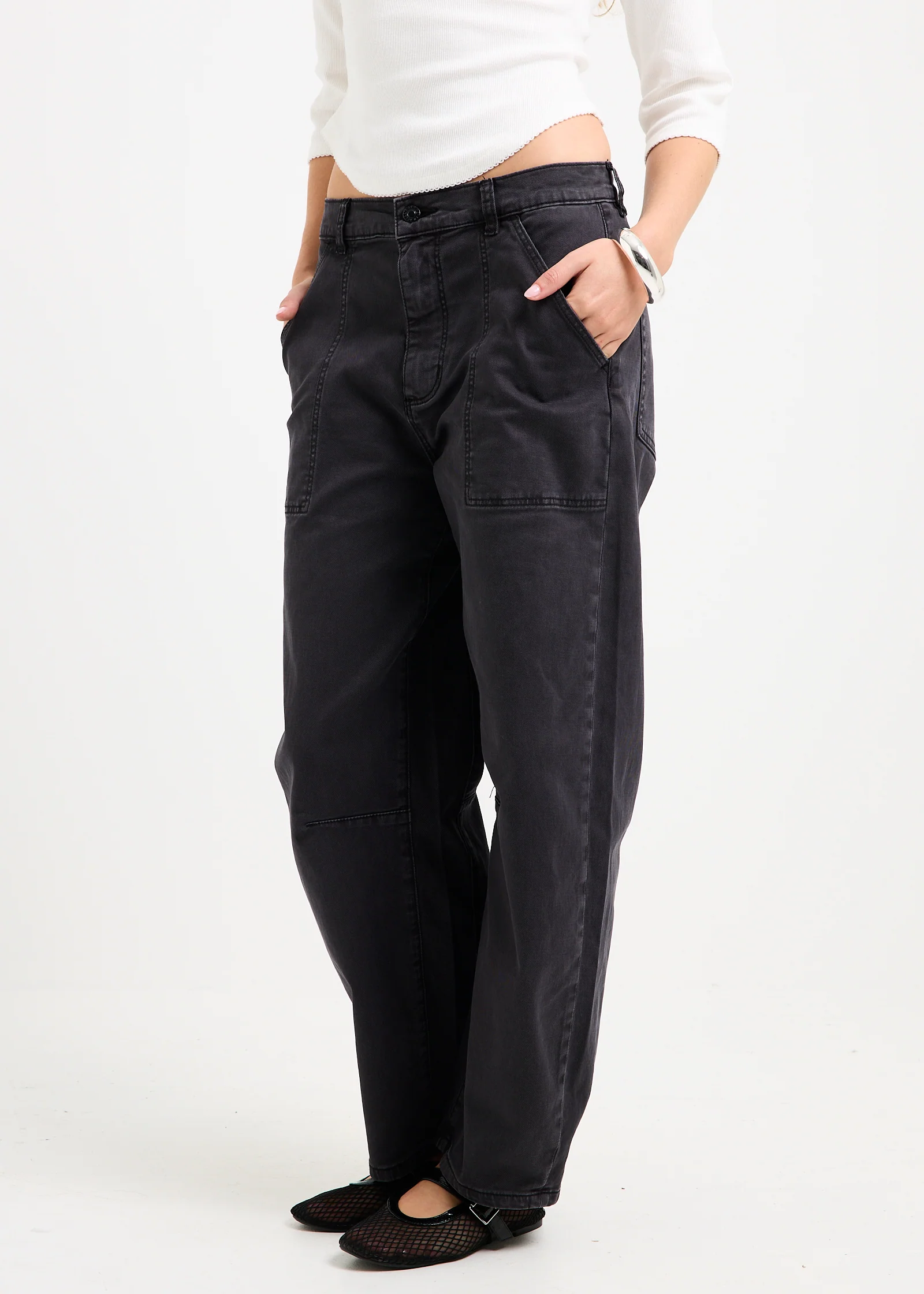 Gigi Barrel Denim Jeans - Image 3