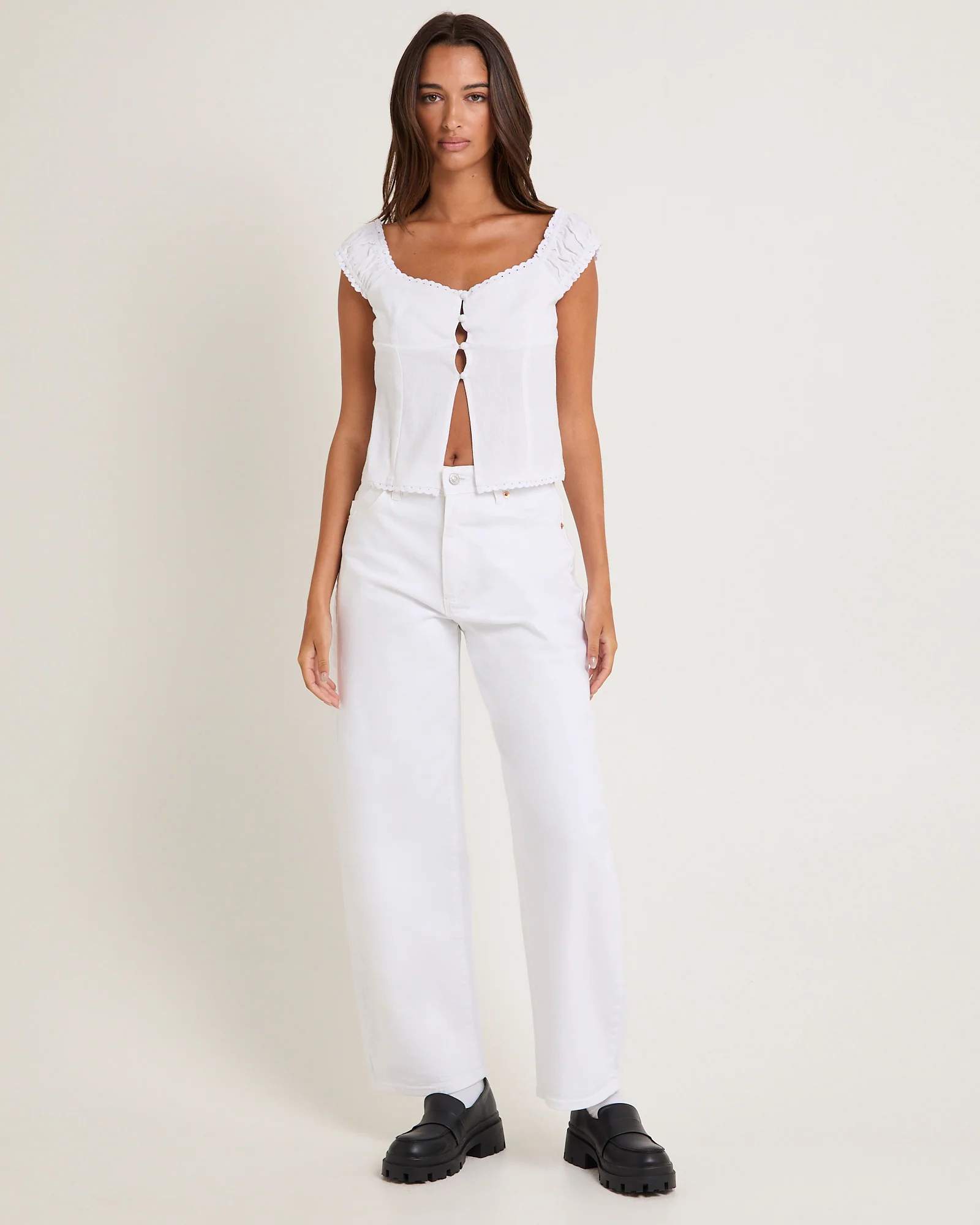 Gigi Barrel Denim Jeans - Image 3