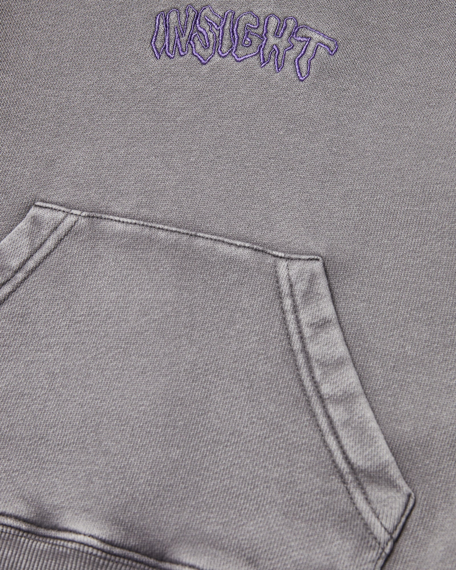 Girls Fleece Hood in Grey - Image 4