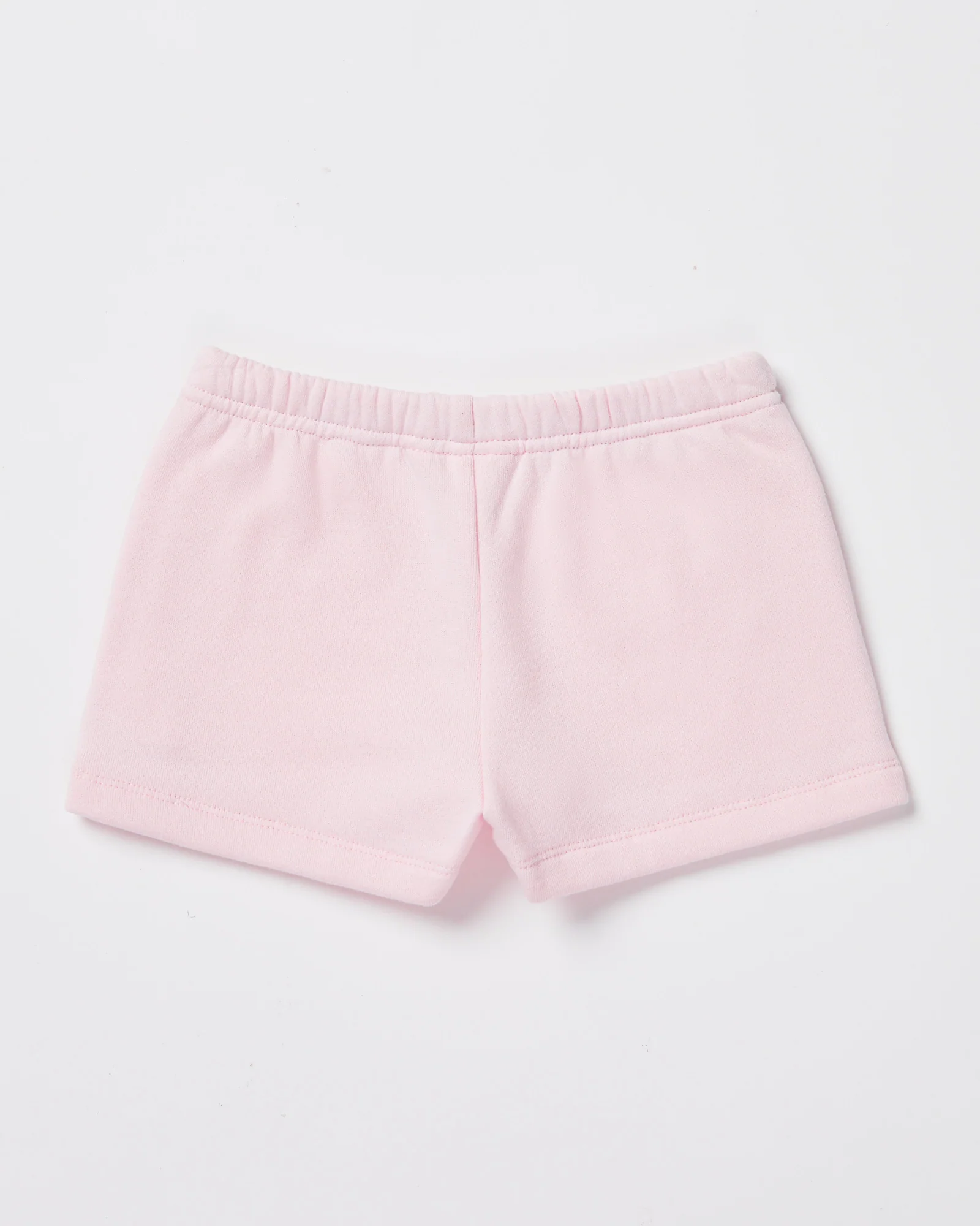 Girls Pull On Fleece Shorts in Ballet Pink - Image 3