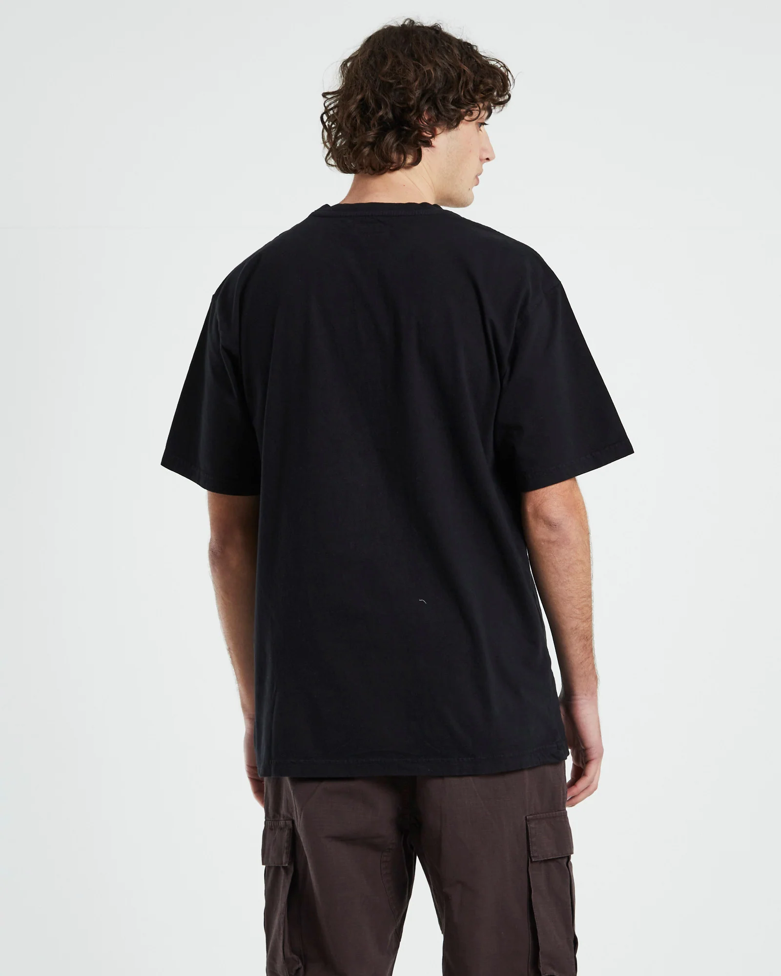 Good Day Short Sleeve T-Shirt in Vintage Black - Image 2