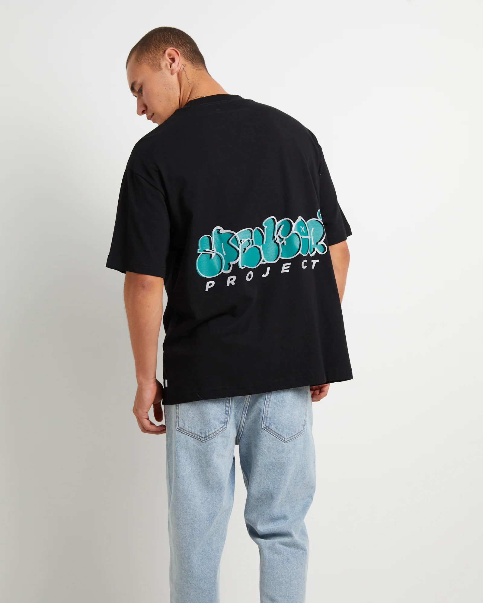 Graffer Short Sleeve T-Shirt in Black - Image 2