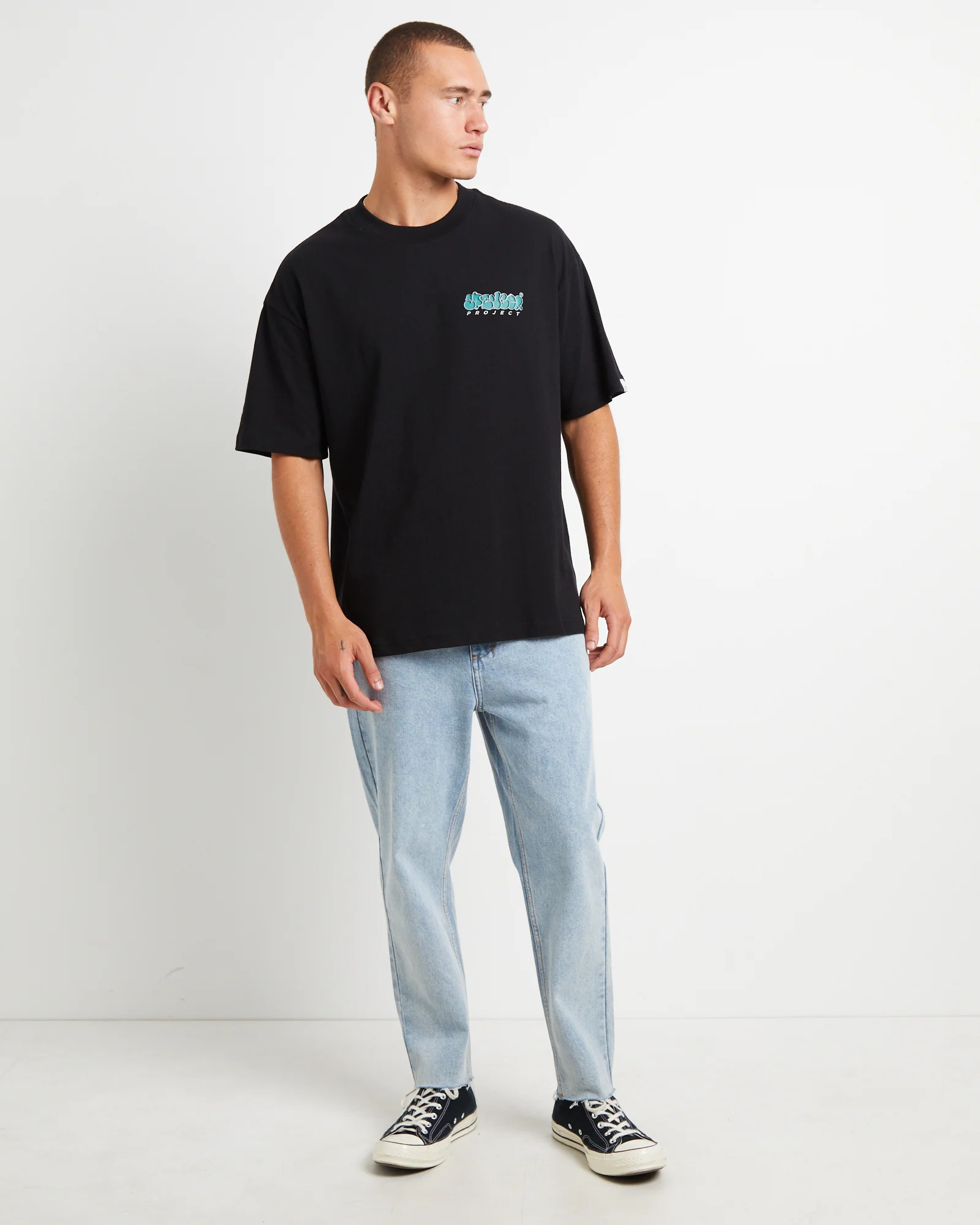 Graffer Short Sleeve T-Shirt in Black - Image 3
