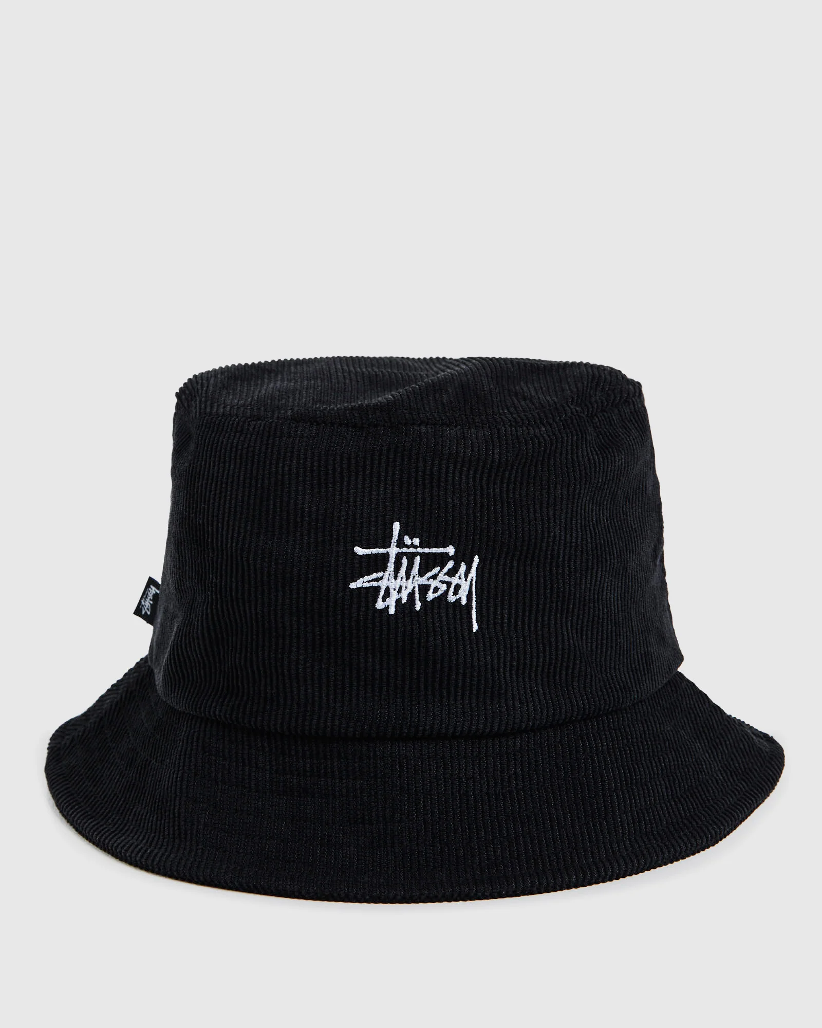 Graffiti Cord Bucket Hat Black - Image 2