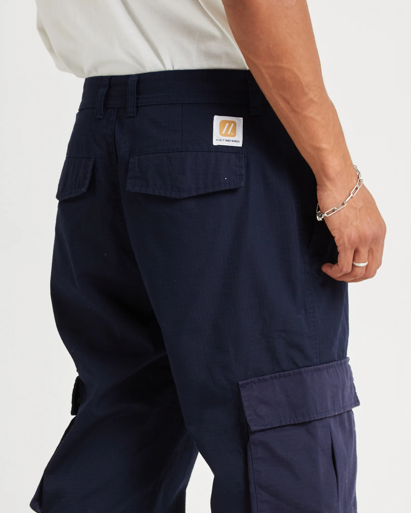 Green Onions Cargo Pants Dark Navy - Image 6