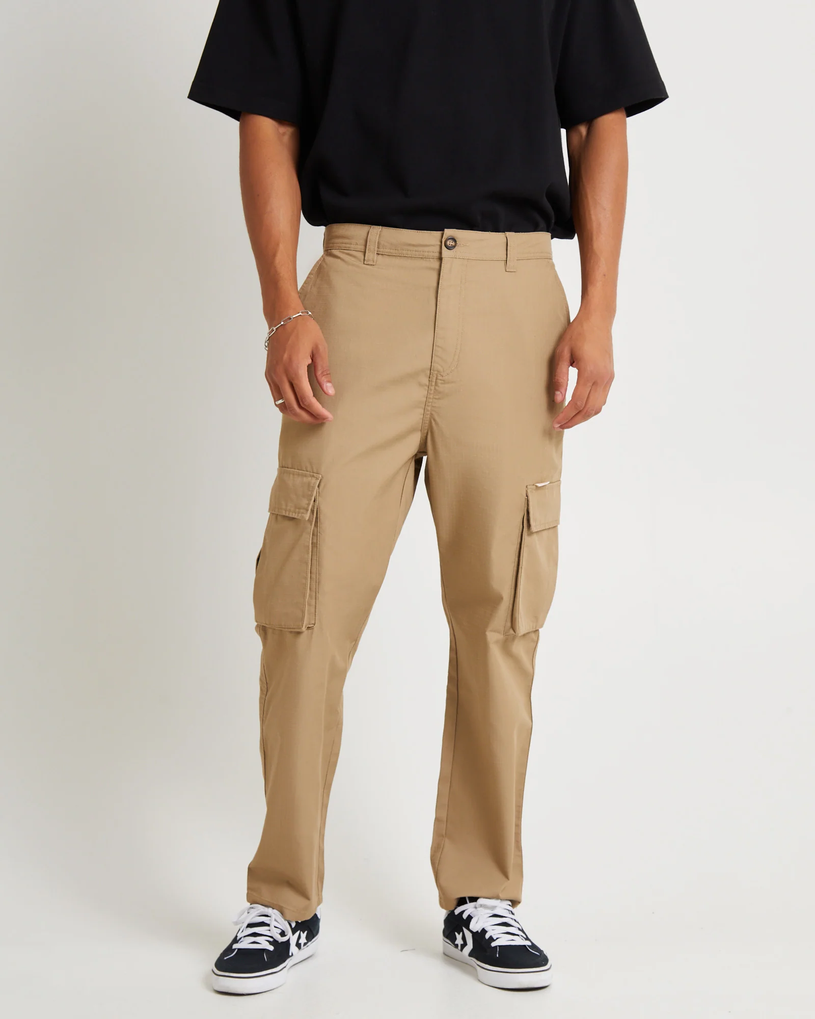 Green Onions Cargo Pants Tan Ripstop - Image 4