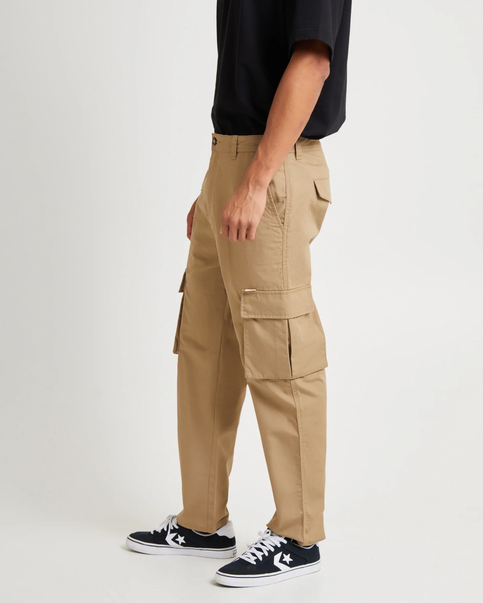 Green Onions Cargo Pants Tan Ripstop - Image 5