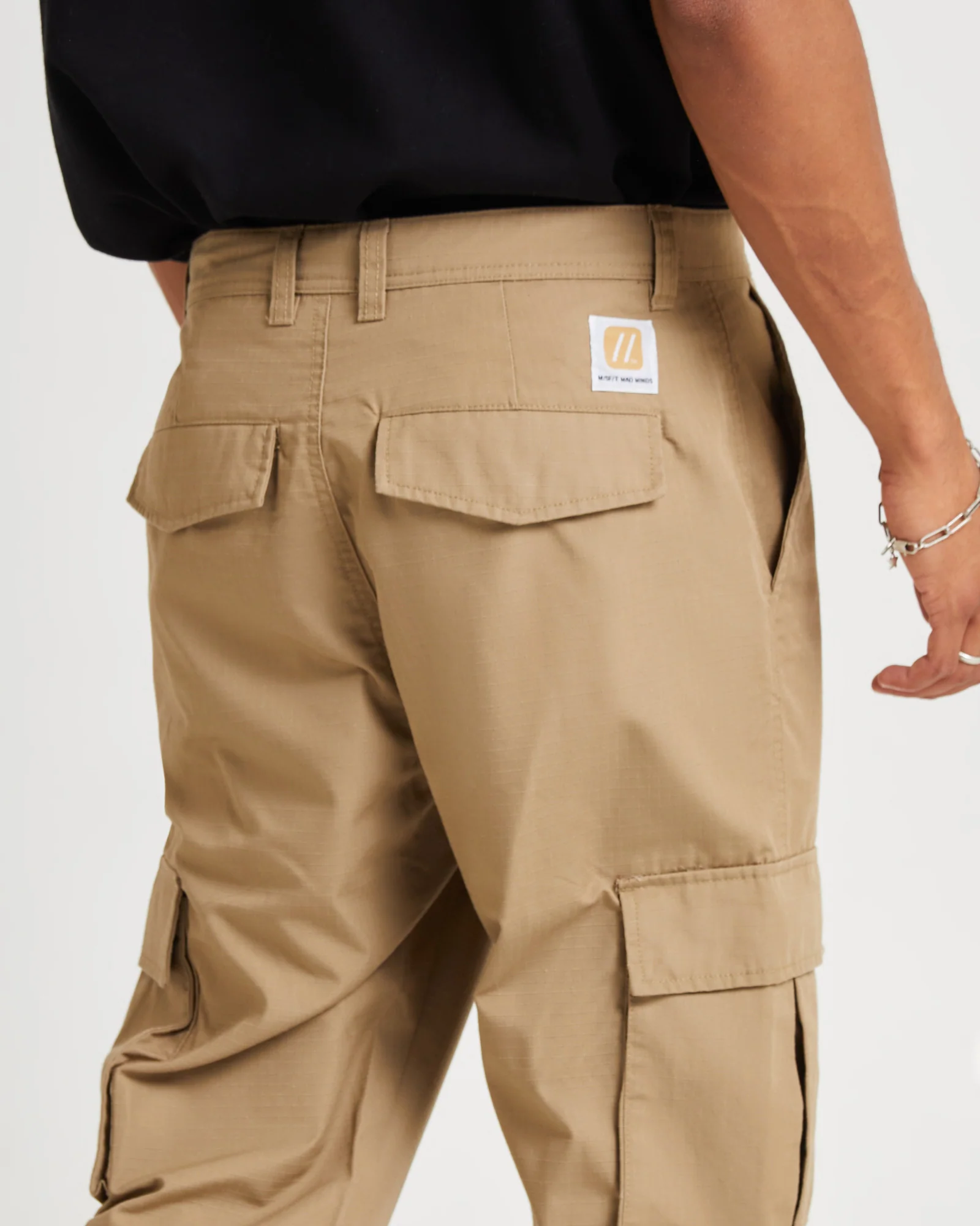 Green Onions Cargo Pants Tan Ripstop - Image 6