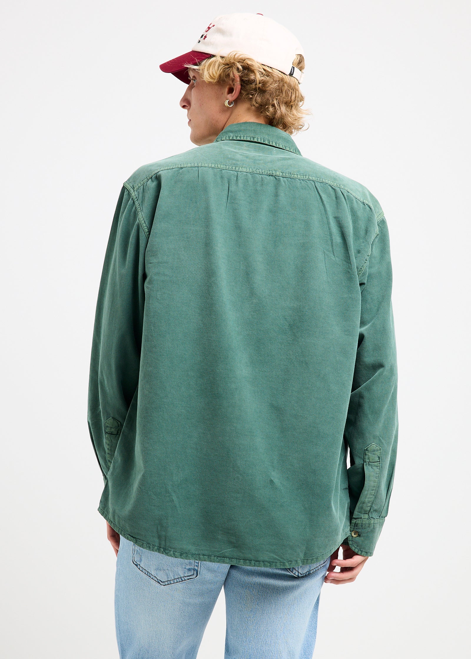 Grid Cord Long Sleeve Shirt - Image 3