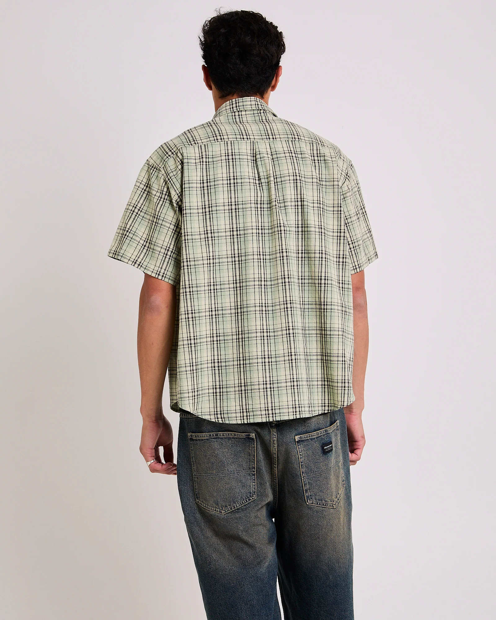 Ground Plaid Short Sleeve Shirt - Image 2