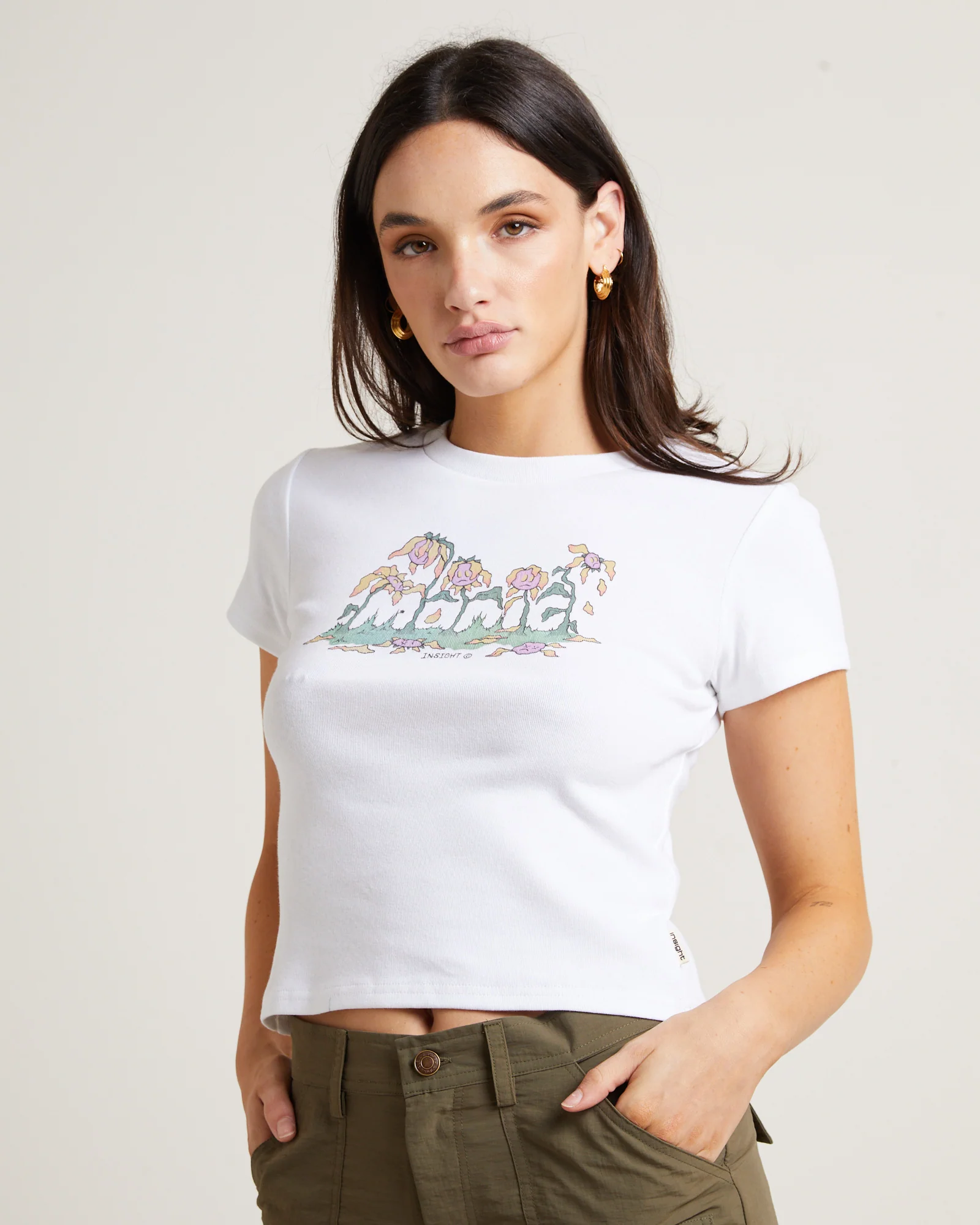 Growth Mini Tee in White - Image 5