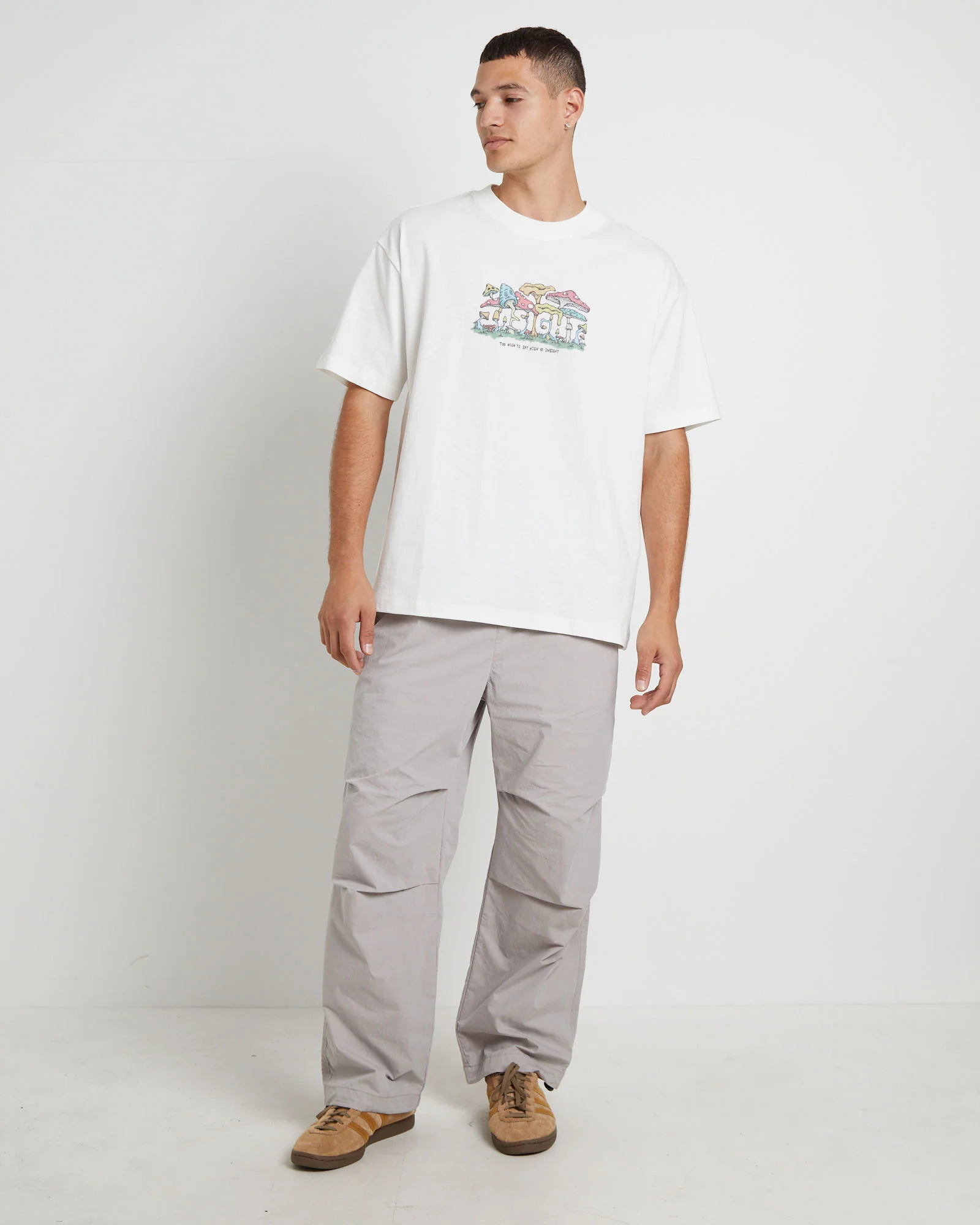 Growth Oversized T-Shirt in White - Image 3