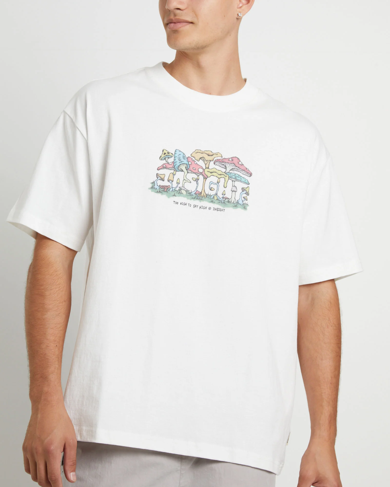 Growth Oversized T-Shirt in White - Image 5