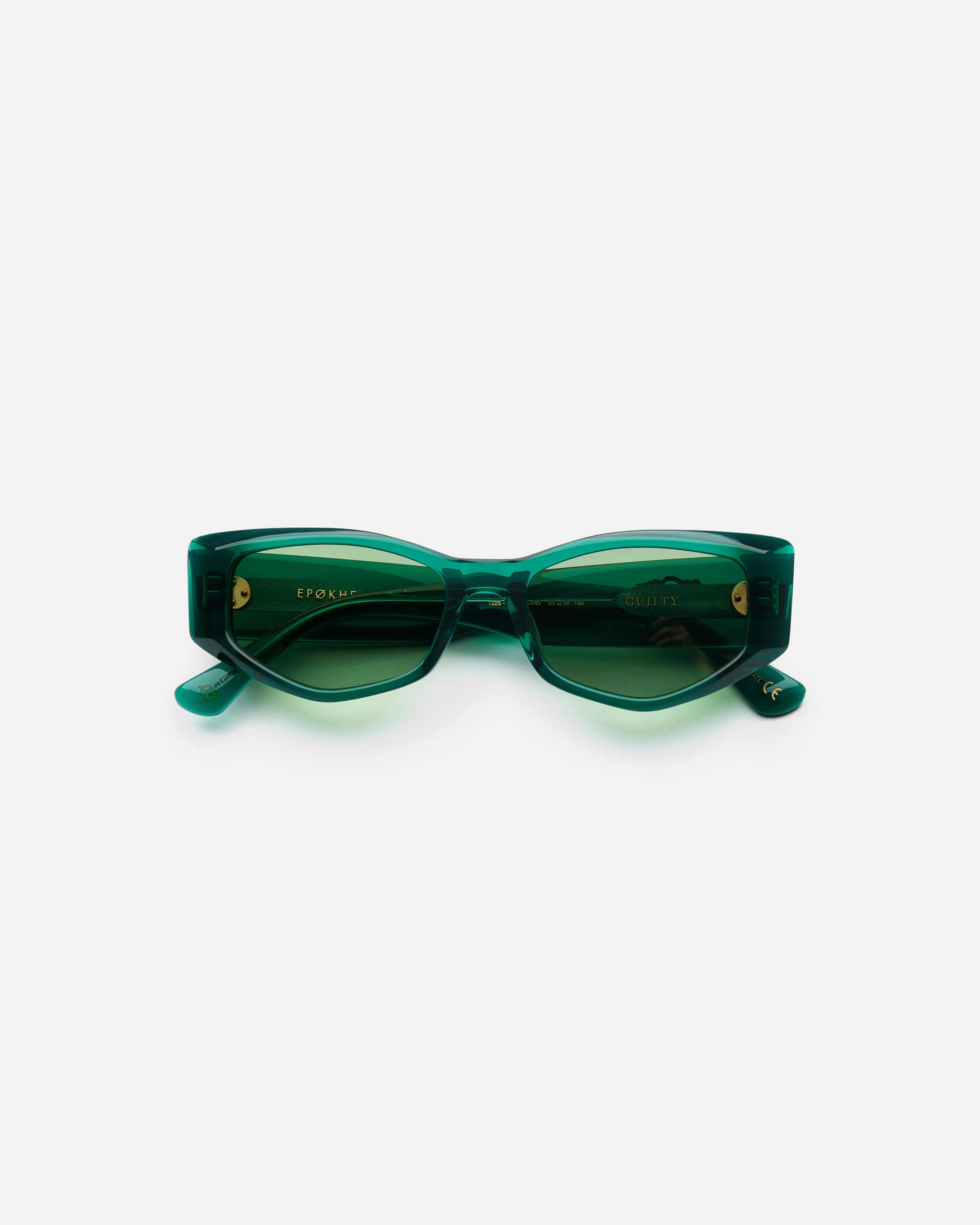 Guilty x Thomas Towend Sunglasses in Emerald Green - Image 2
