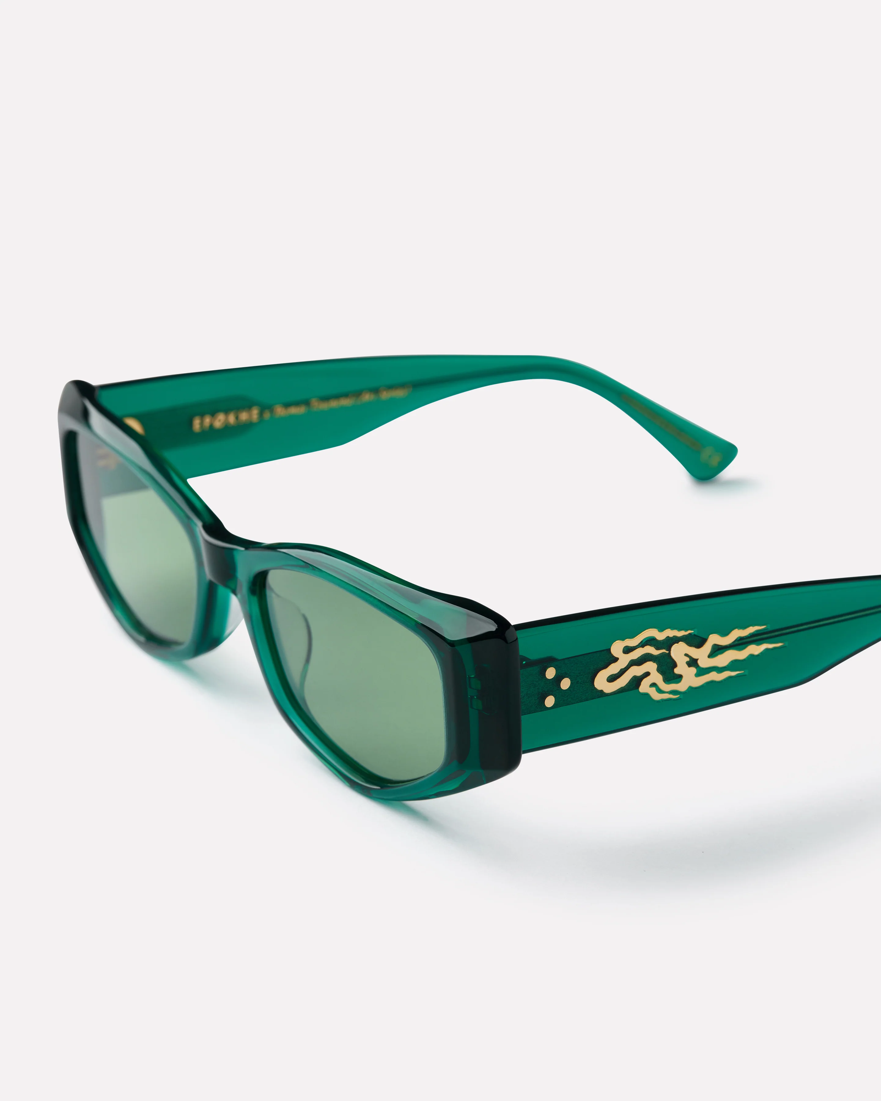Guilty x Thomas Towend Sunglasses in Emerald Green - Image 3