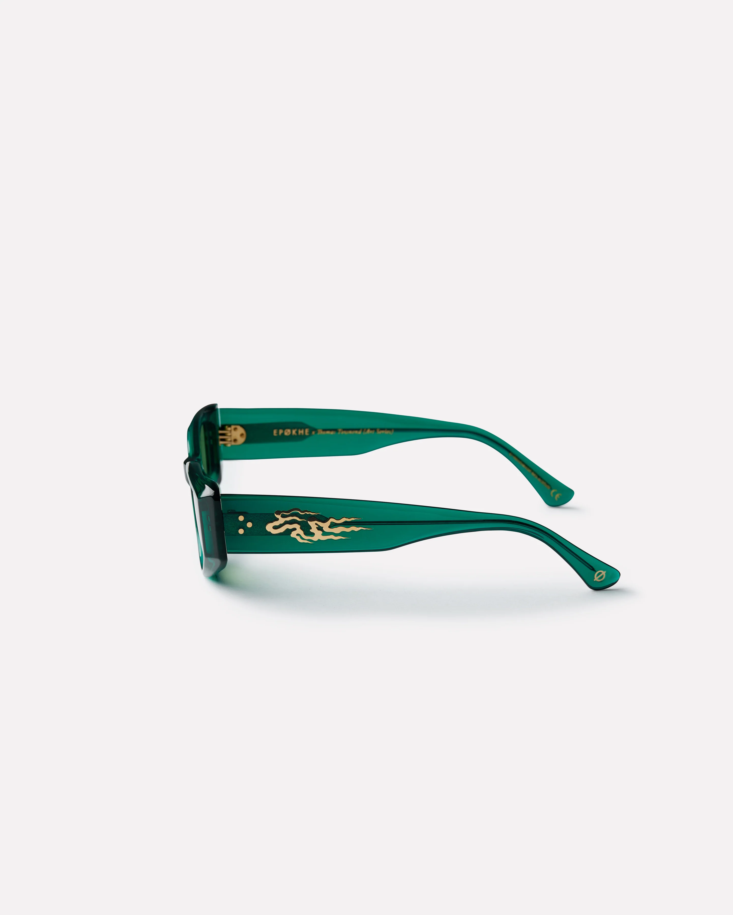 Guilty x Thomas Towend Sunglasses in Emerald Green - Image 5