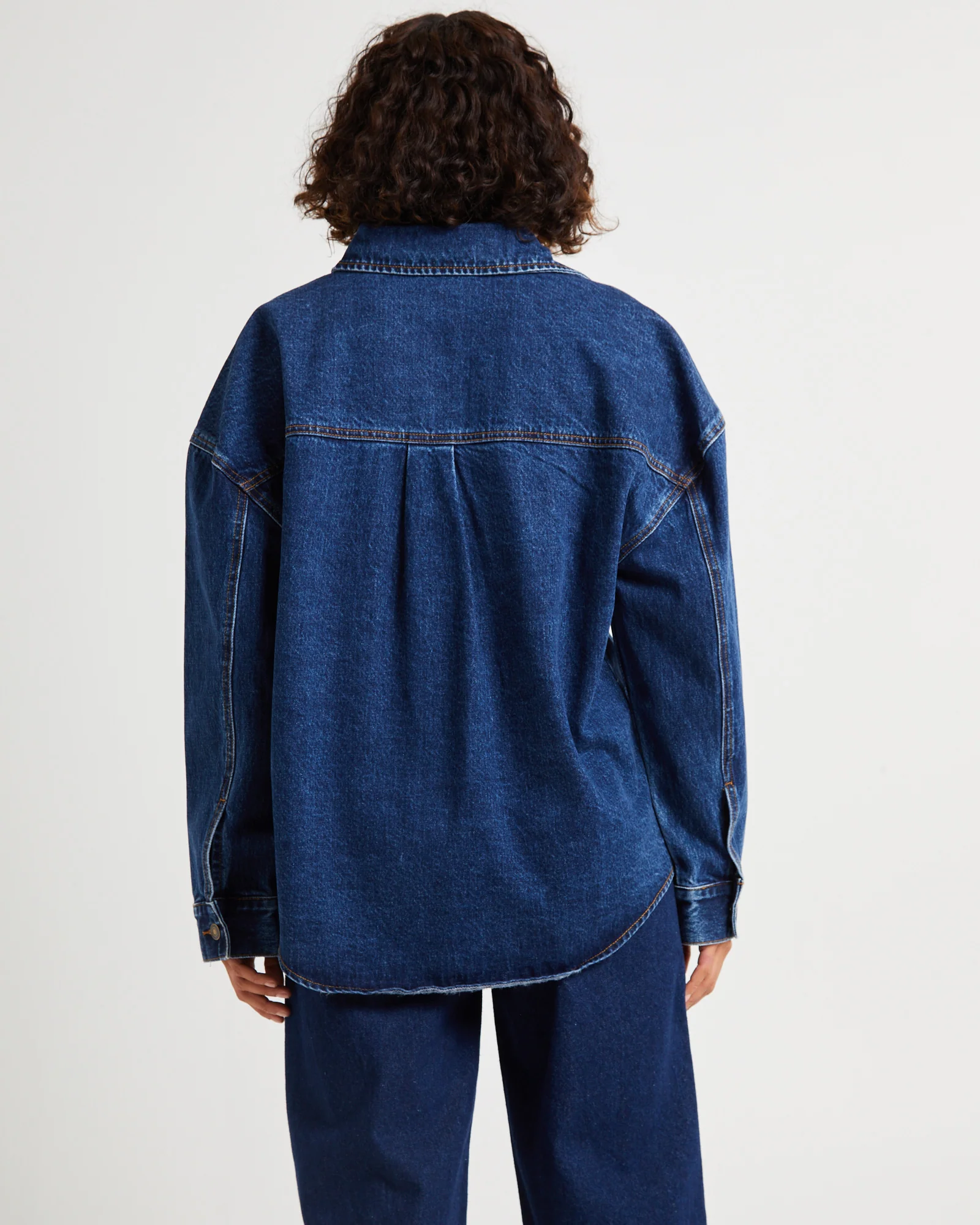 Hailey Denim Shirt Jacket - Image 2