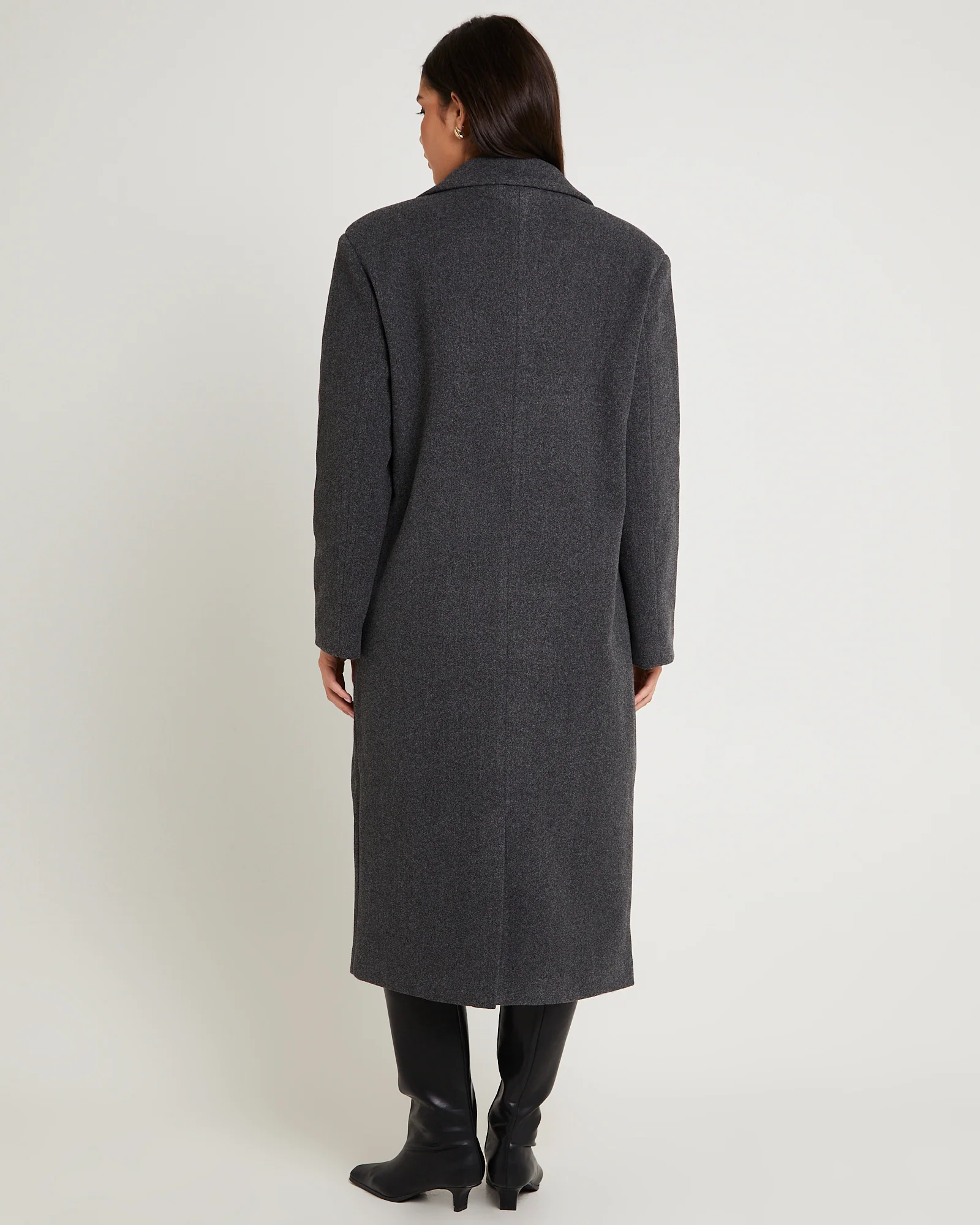 Hailey Melton Oversized Coat - Image 2