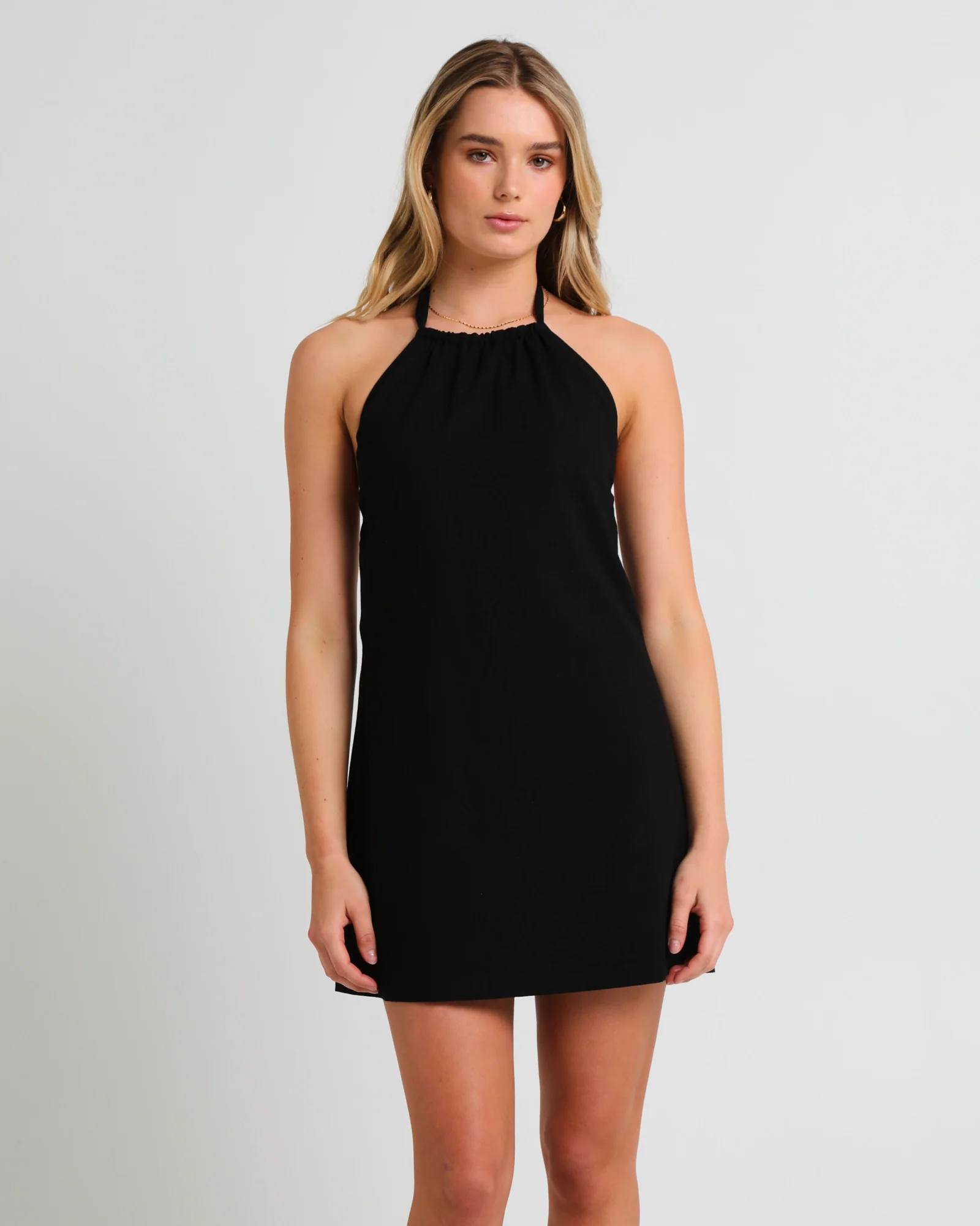 Halcyon Halter Linen Dress - Image 4