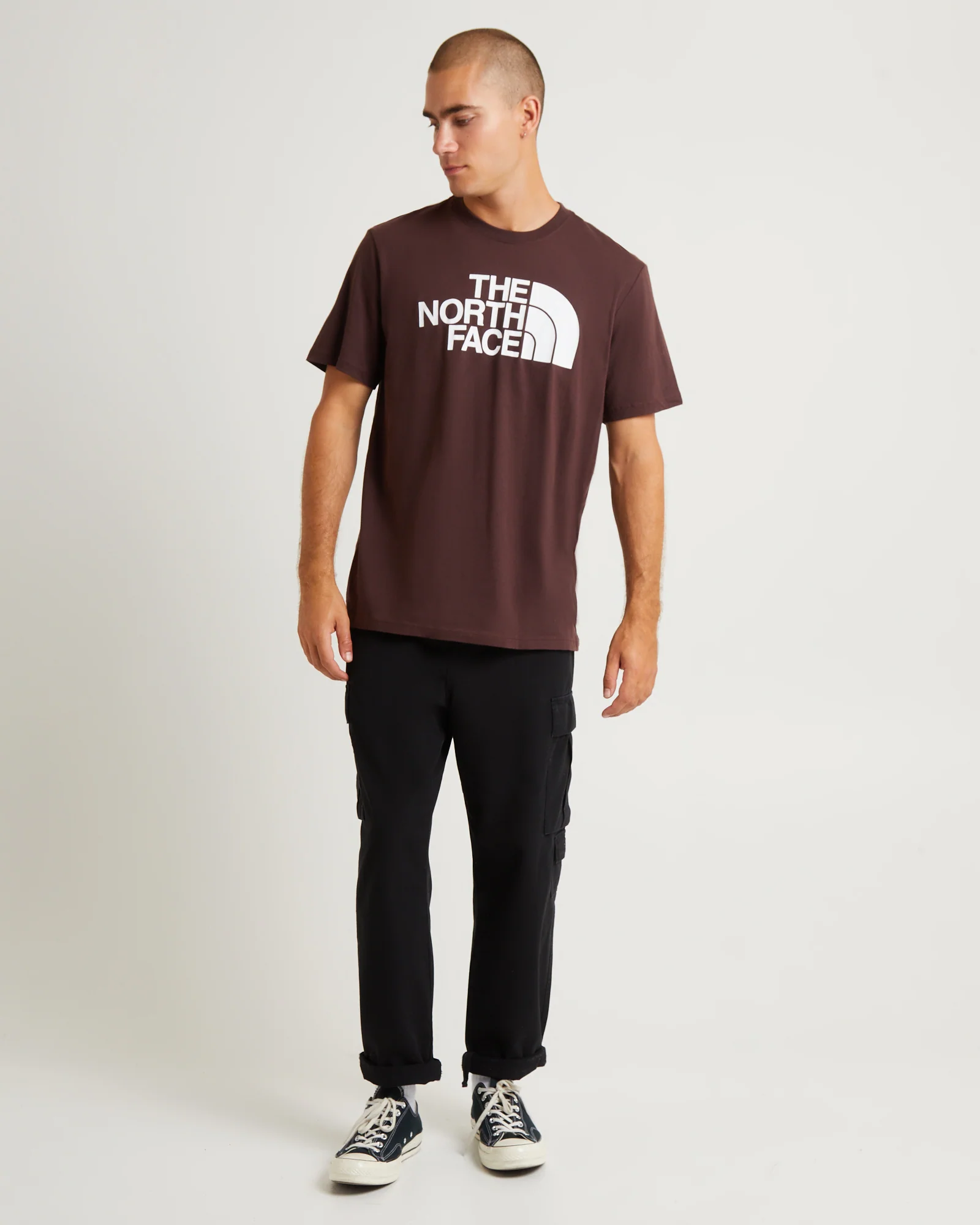 Half Dome Short Sleeve T-Shirt Coal Brown - Image 3