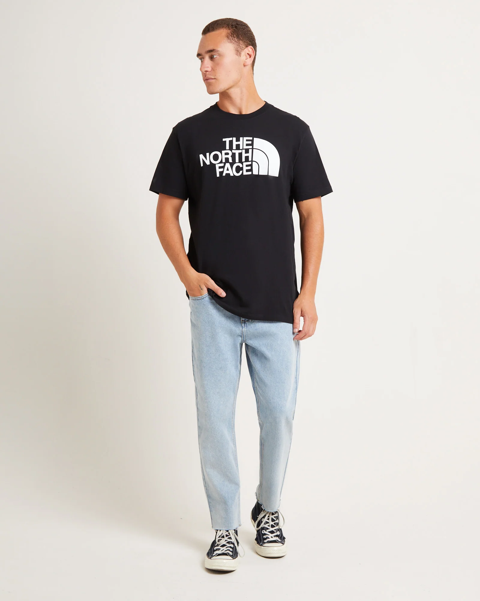 Half Dome Short Sleeve T-Shirt in Black - Image 3