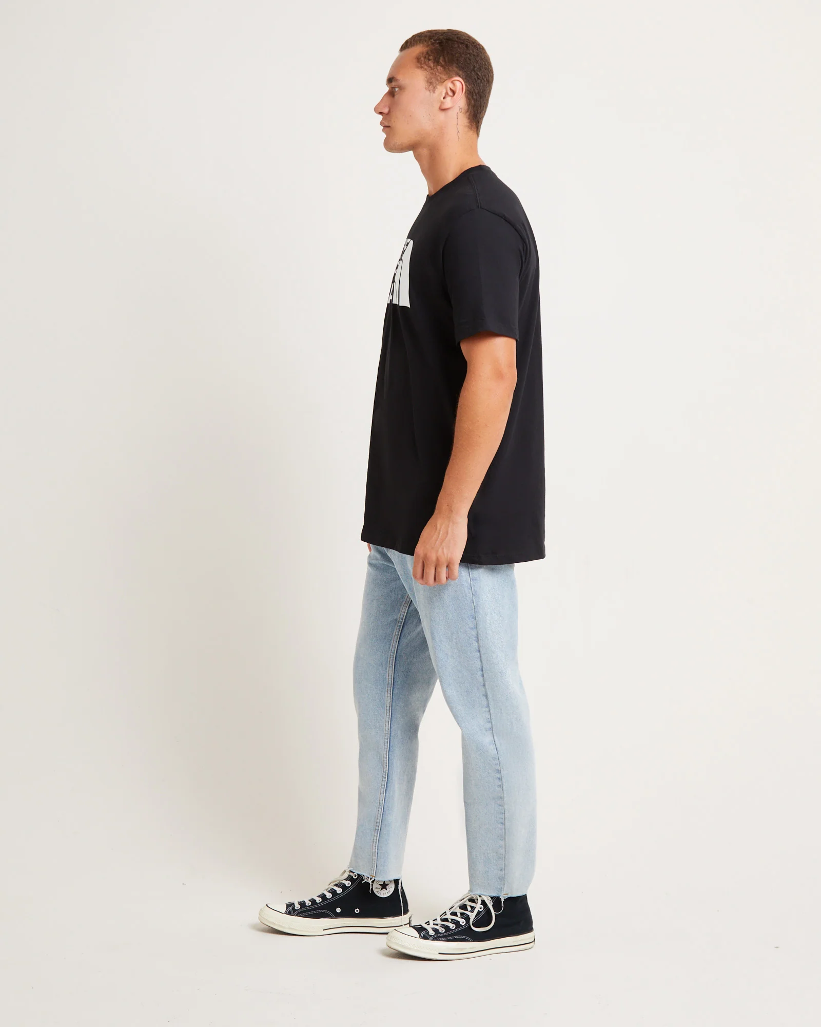 Half Dome Short Sleeve T-Shirt in Black - Image 4