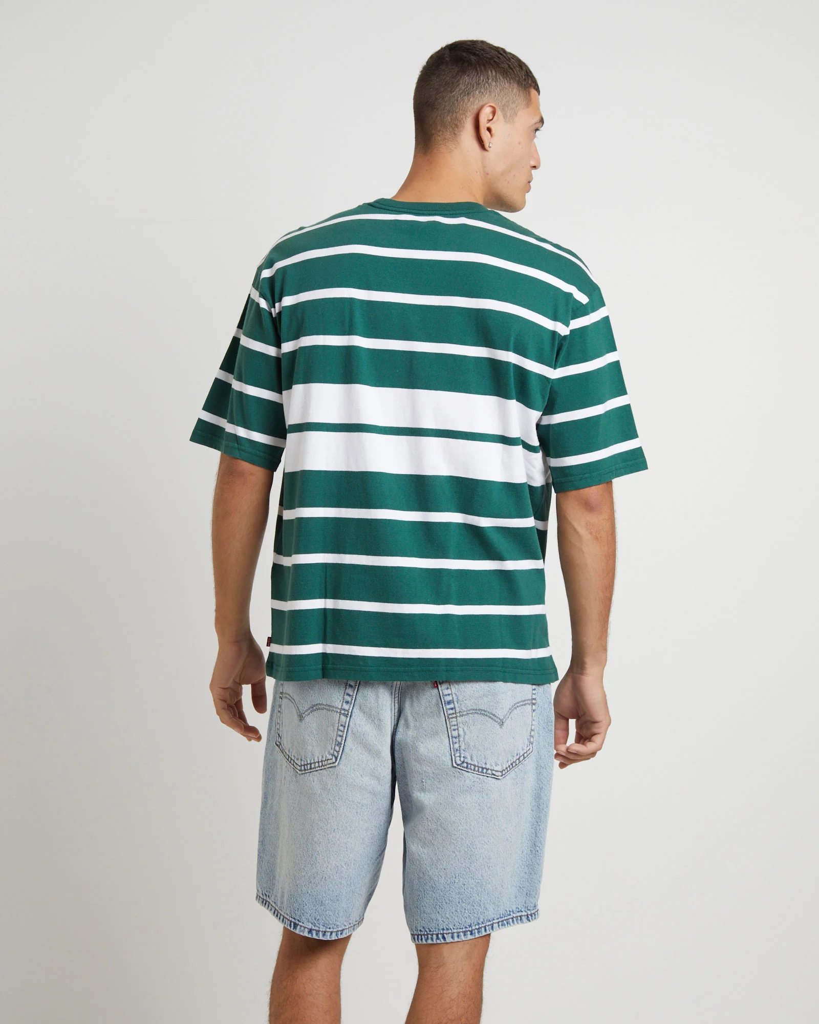 Half Sleeve T-Shirt in Hunter Green - Image 2