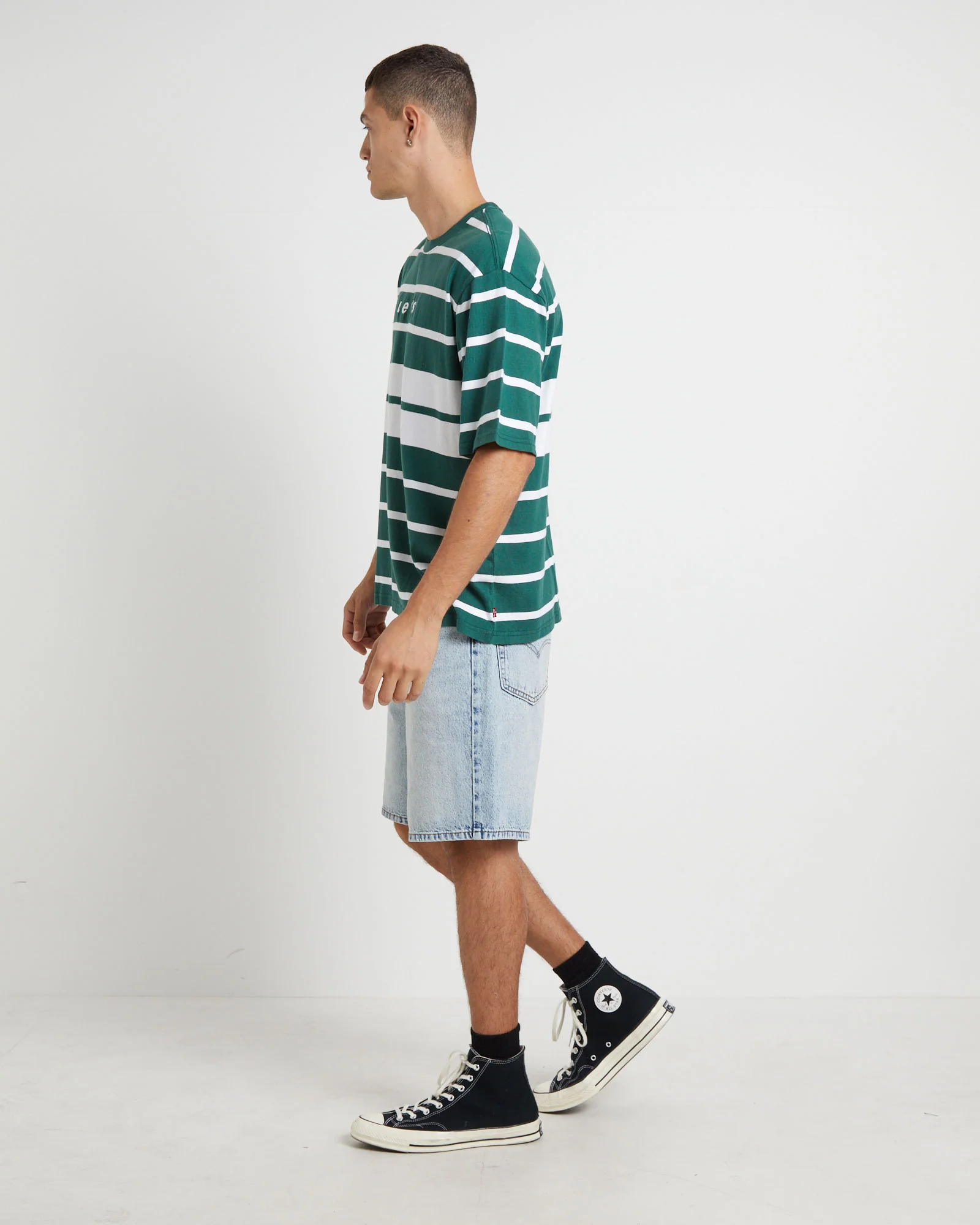 Half Sleeve T-Shirt in Hunter Green - Image 4