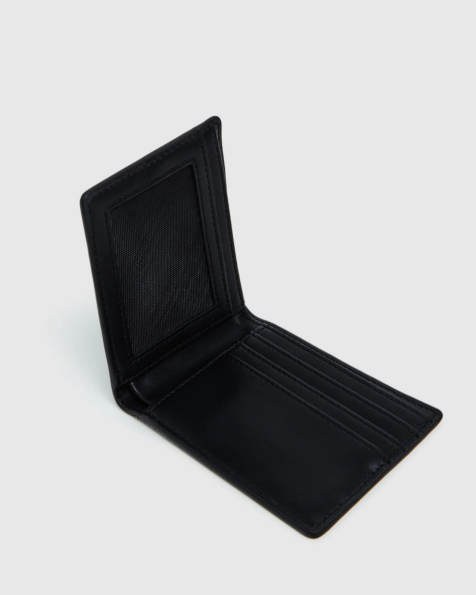 Hank Leather Wallet Black - Image 2