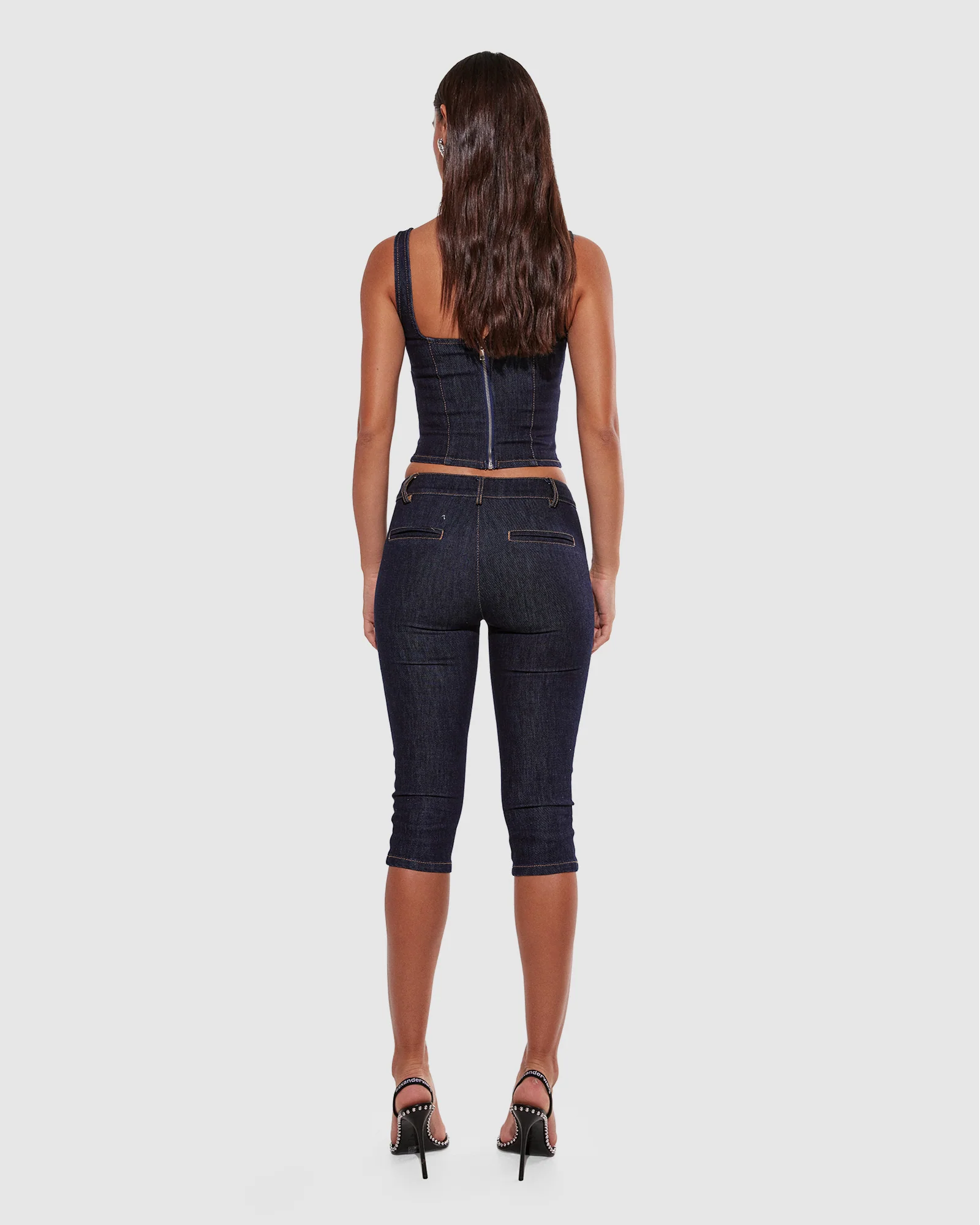 Hannah Capri Denim Pants - Image 2