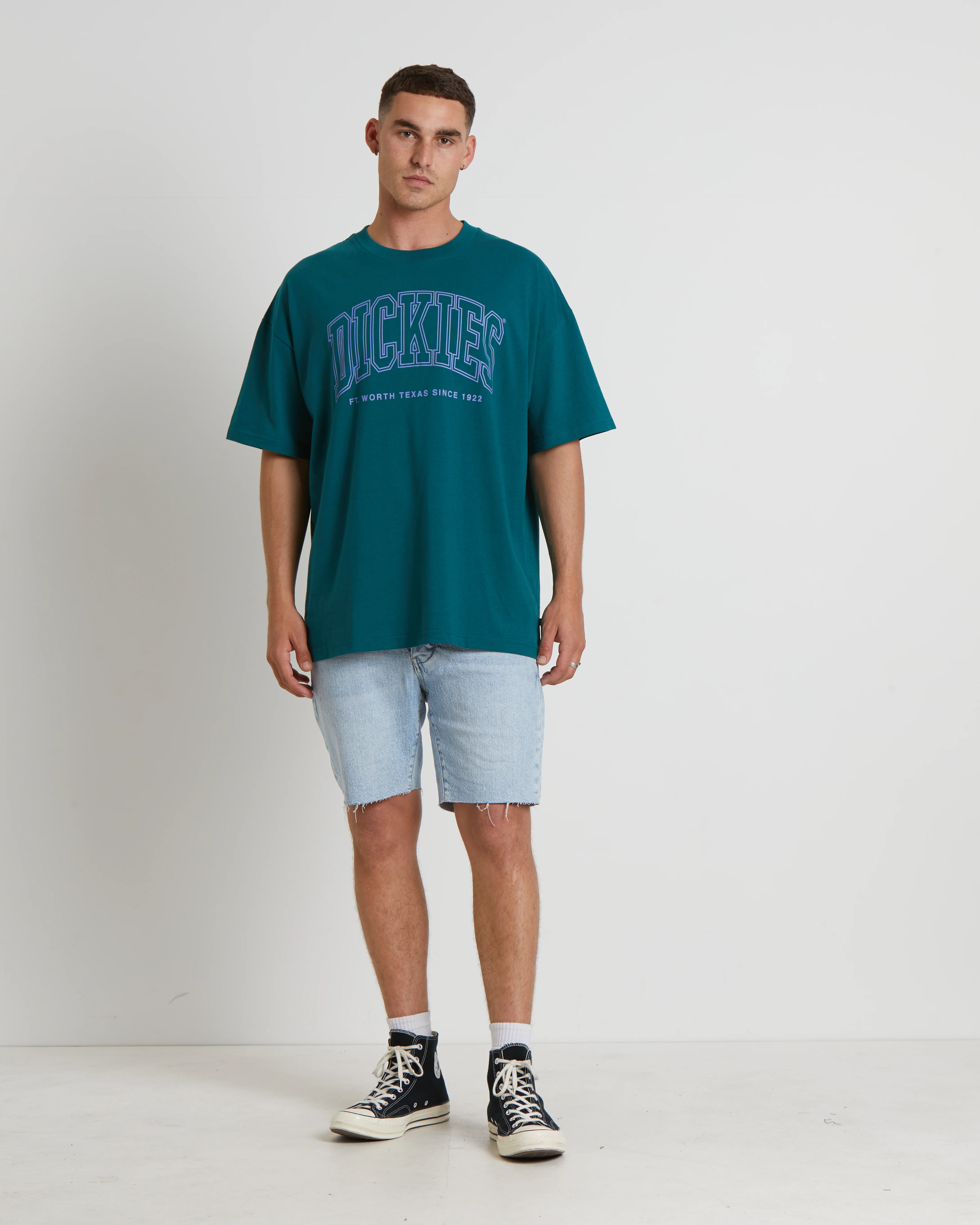 Harker 330 Short Sleeve T-Shirt in Dark Lincoln Green - Image 3