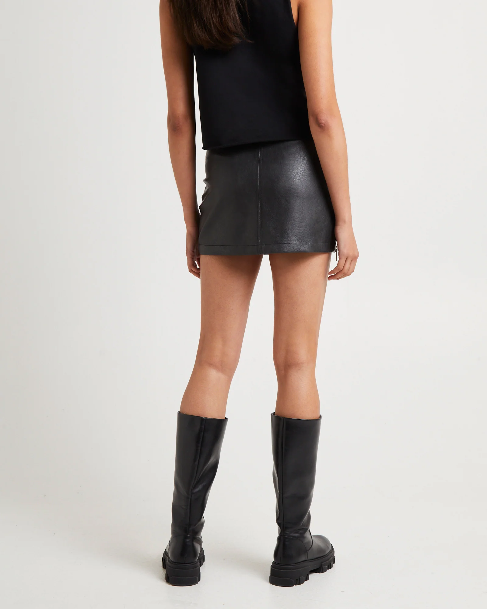 Harley Zip Mini Skirt - Image 2