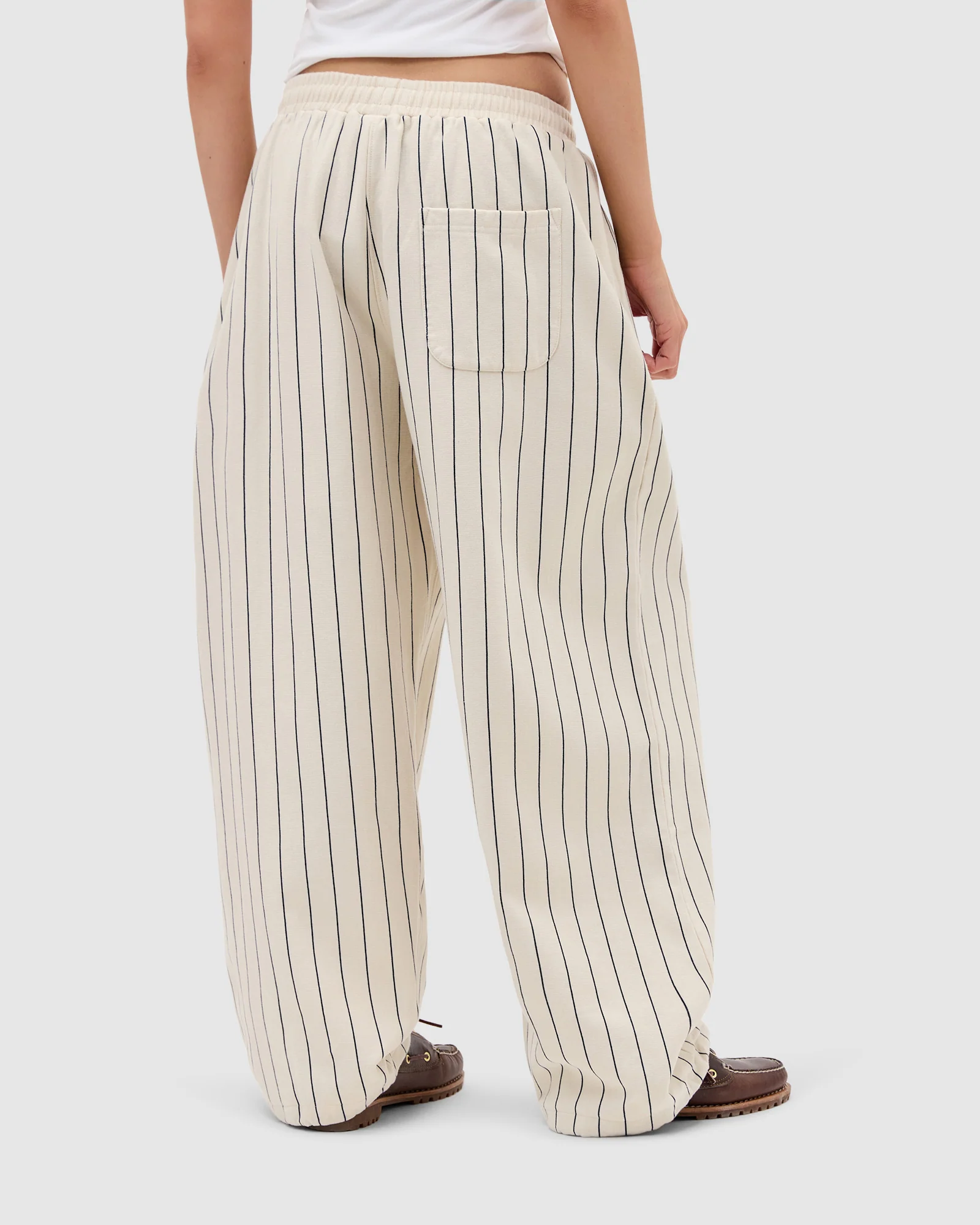 Harri Pinstripe Jogger Pants - Image 2