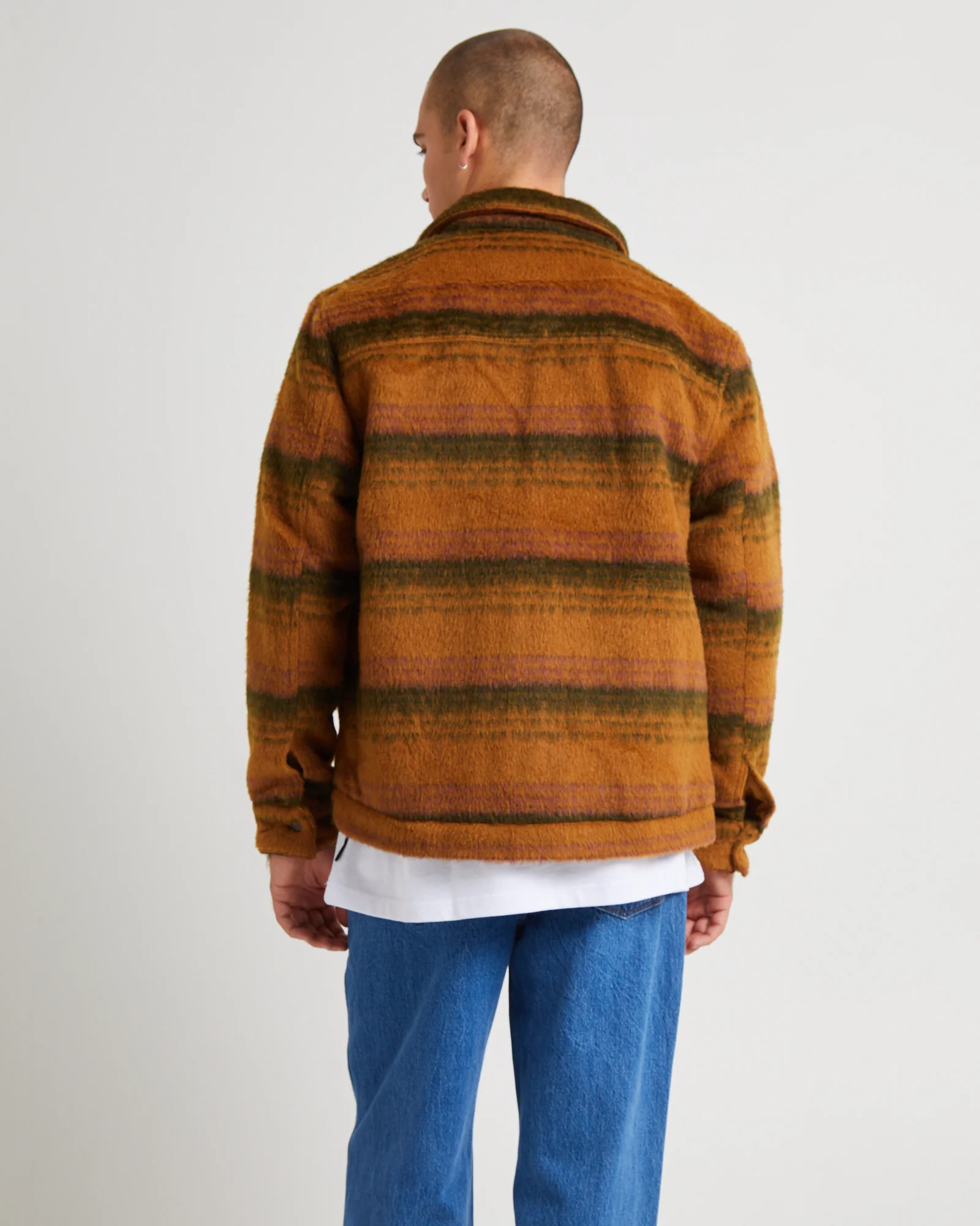 Harrington Jacket Brushed Rust - Image 2